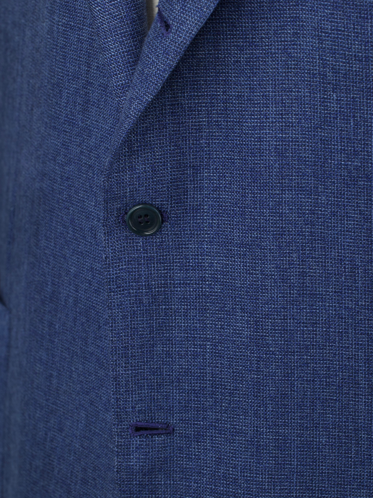 Kiton Blue Cashmere, Linen & Silk Hopsack Summer Jacket