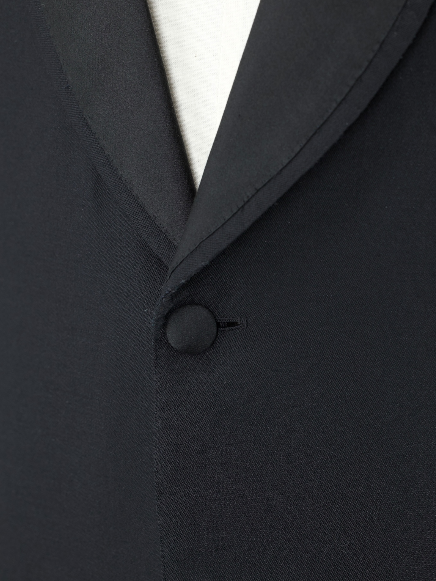 Brioni Black Vintage Shawl-Lapel Barathea Dinner Jacket