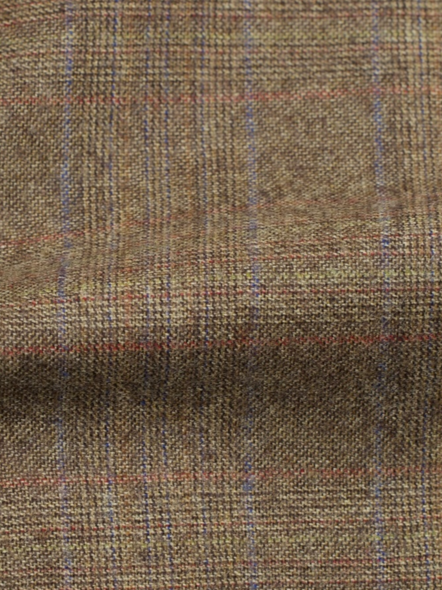 Brioni Brown Vintage Roman-Style Checkered Traiano Suit