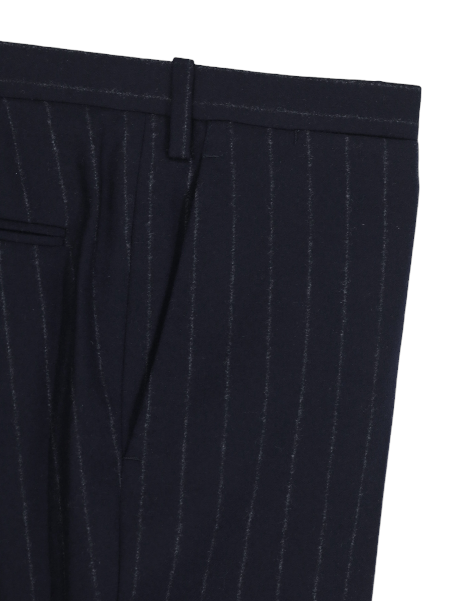 Kiton Deep Navy Wool-Flannel Chalkstripe "Lasa" Suit
