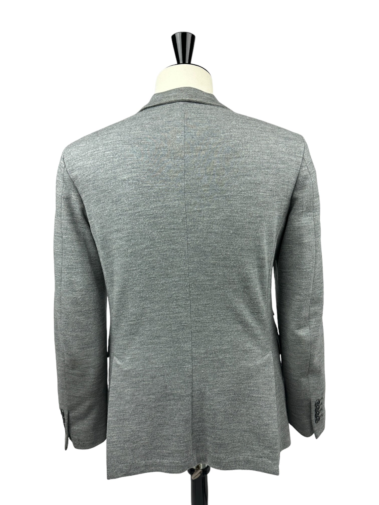 Eleventy Light Grey Jersey Knitted Jacket