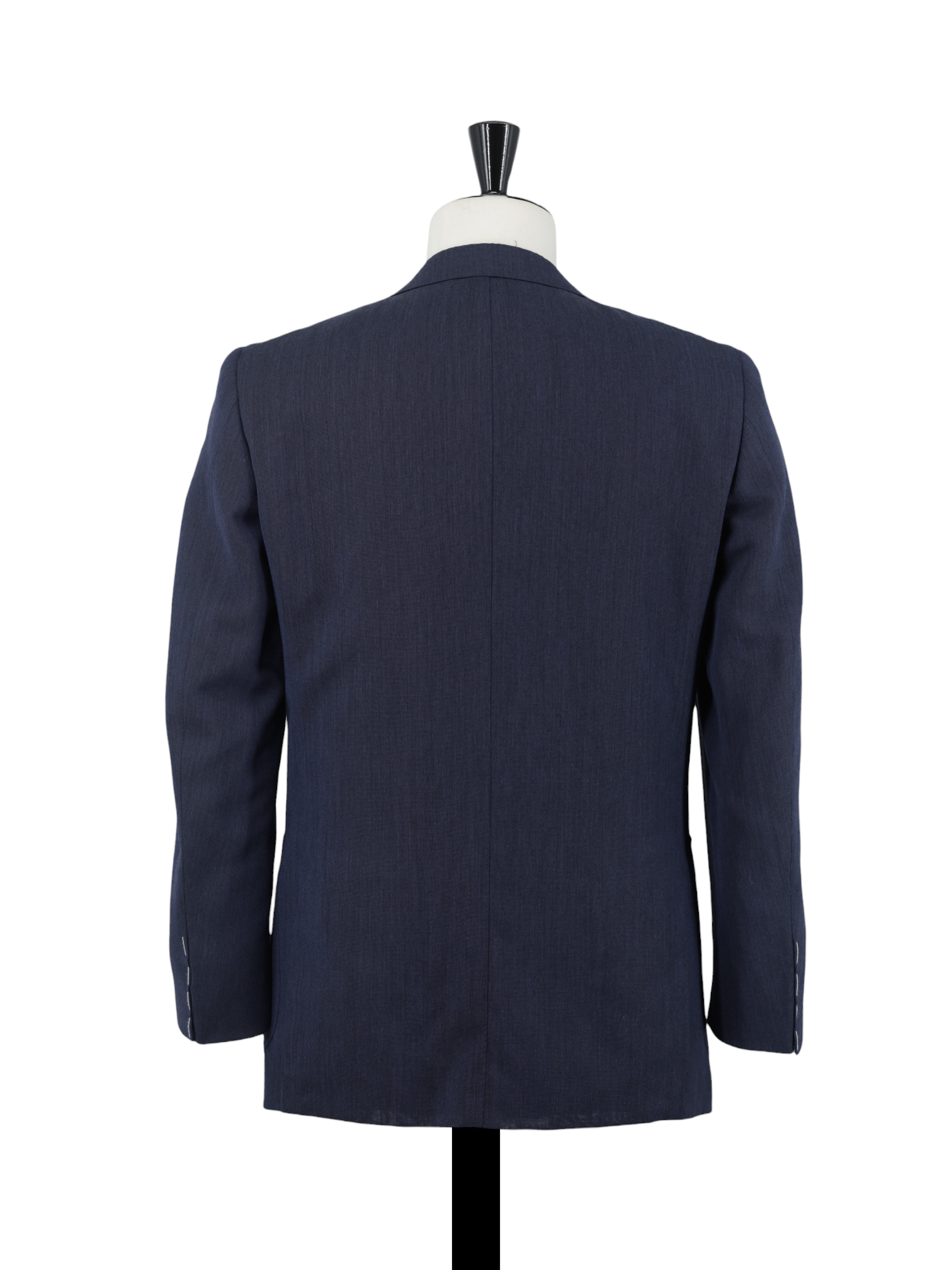 Rubinacci Dark Blue Wool & Mohair Hopsack Jacket