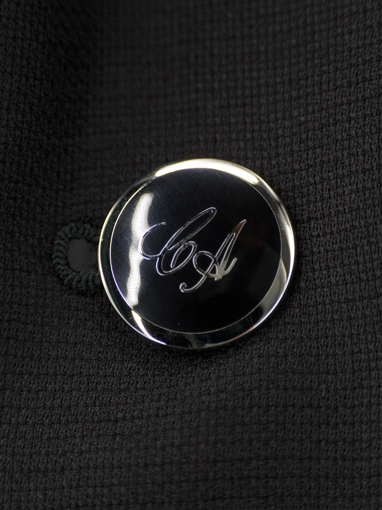 Cesare Attolini Black Super 130's Hopsack Blazer Jacket