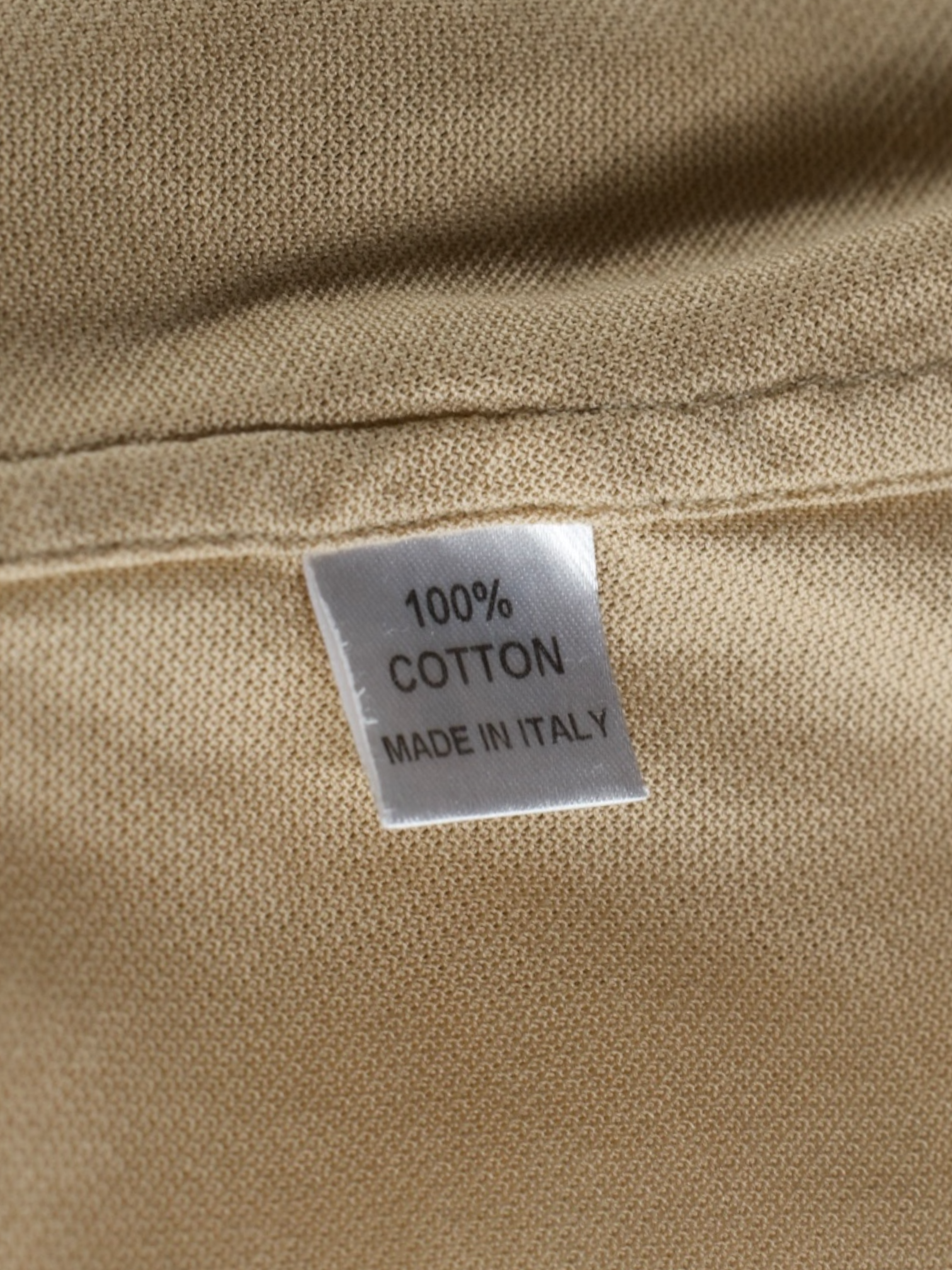 Fray Camel Brown Pique-Knitted Cotton "Gabriel" Shirt