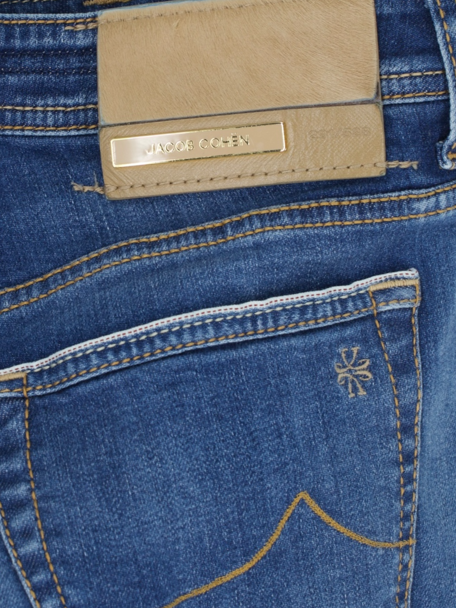 Jacob Cohen Blue Cotton-Stretch Twill Bard LTD Jeans