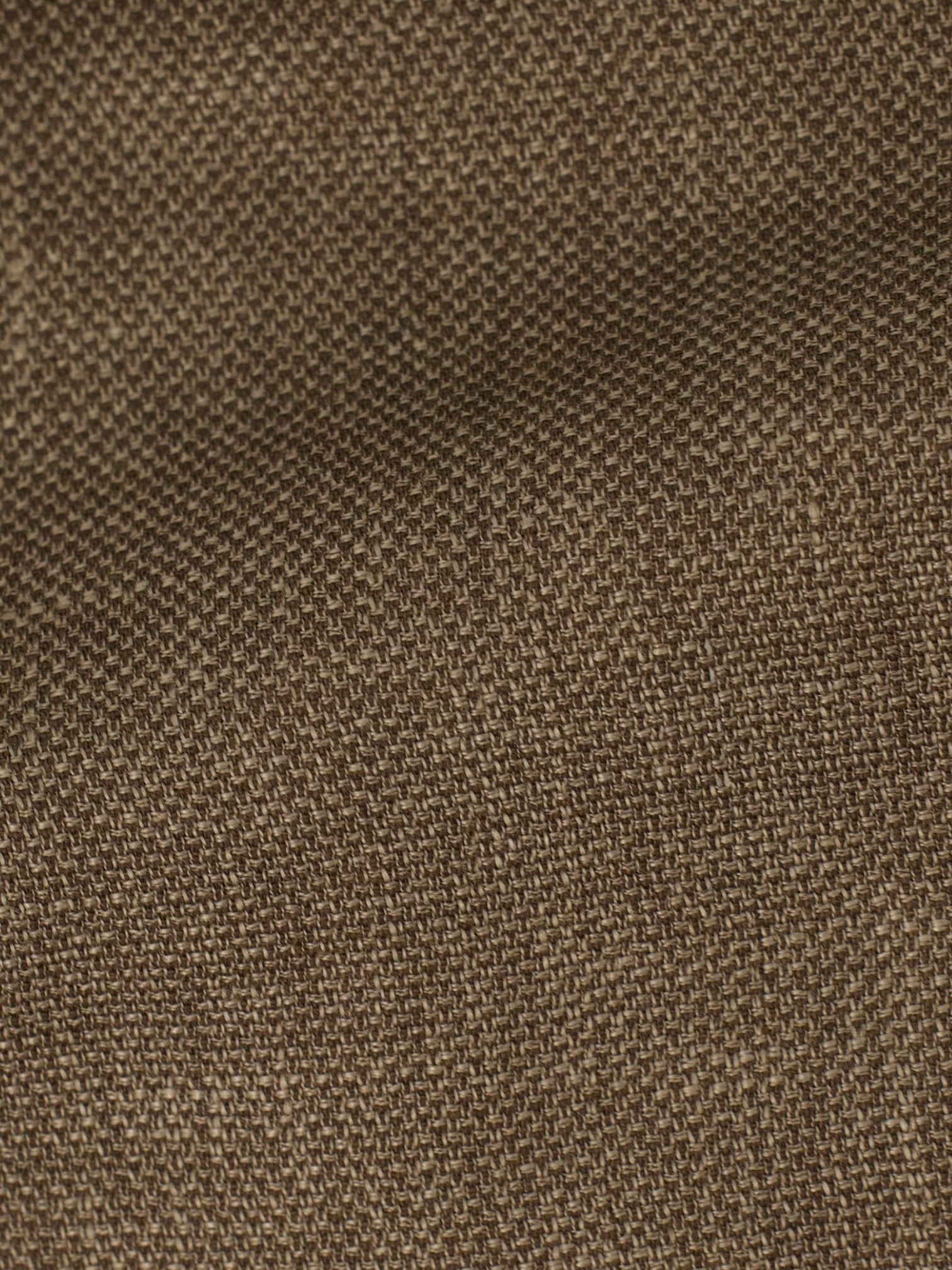 Caruso Light Brown Wool, Silk & Linen Plain-Weave Jacket