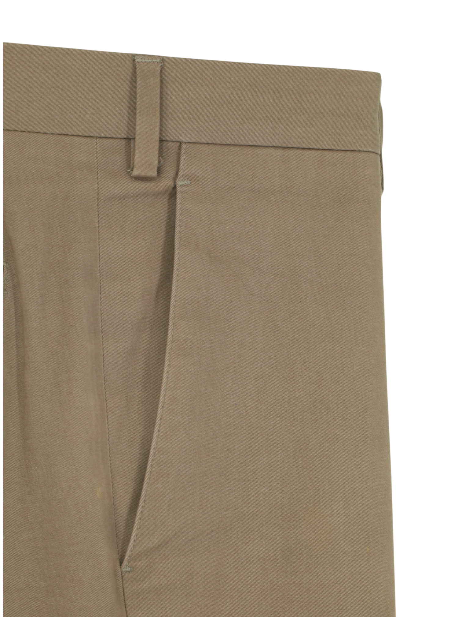 Loro Piana Khaki Cotton-Stretch Twill Trousers