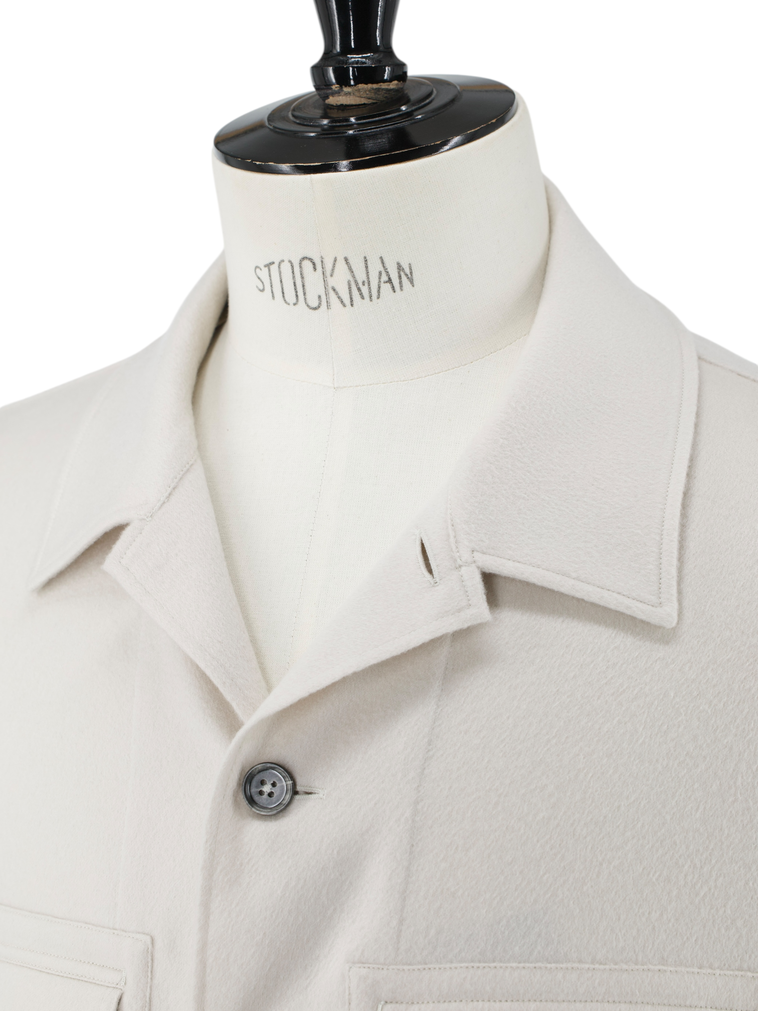 Ermenegildo Zegna White Oasi Cashmere Alba Overshirt