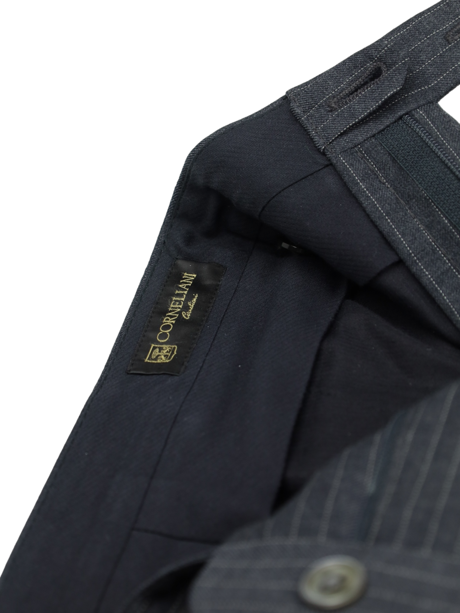 Corneliani Grey Super 110's Pinstripe Suit