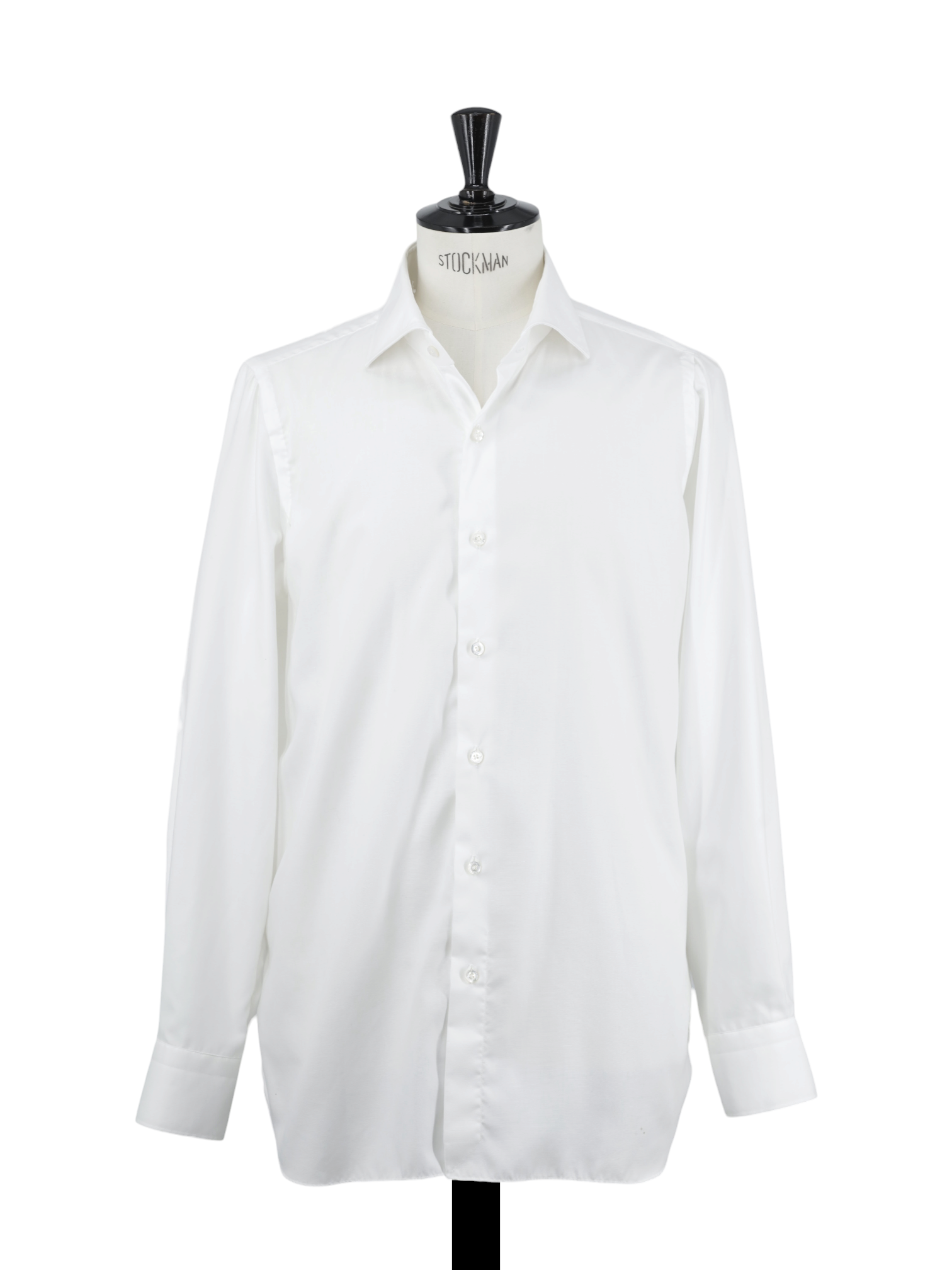 Finamore White Cotton Twill Neapolitan Shirt