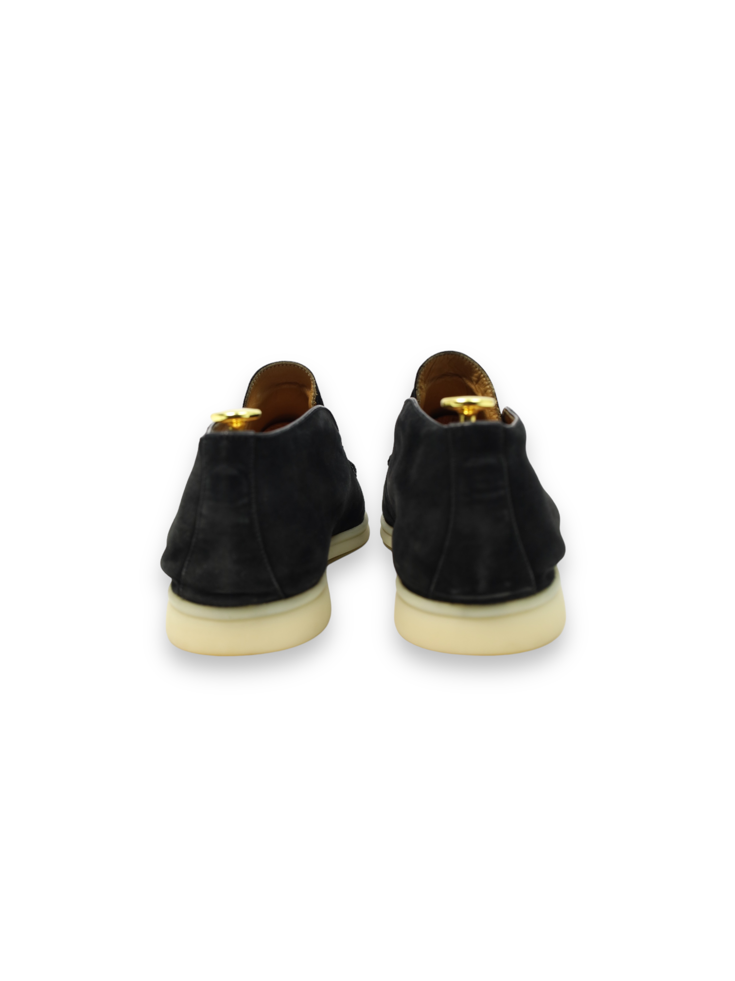 Loro Piana Black Suede Open Walk Chukka Boots