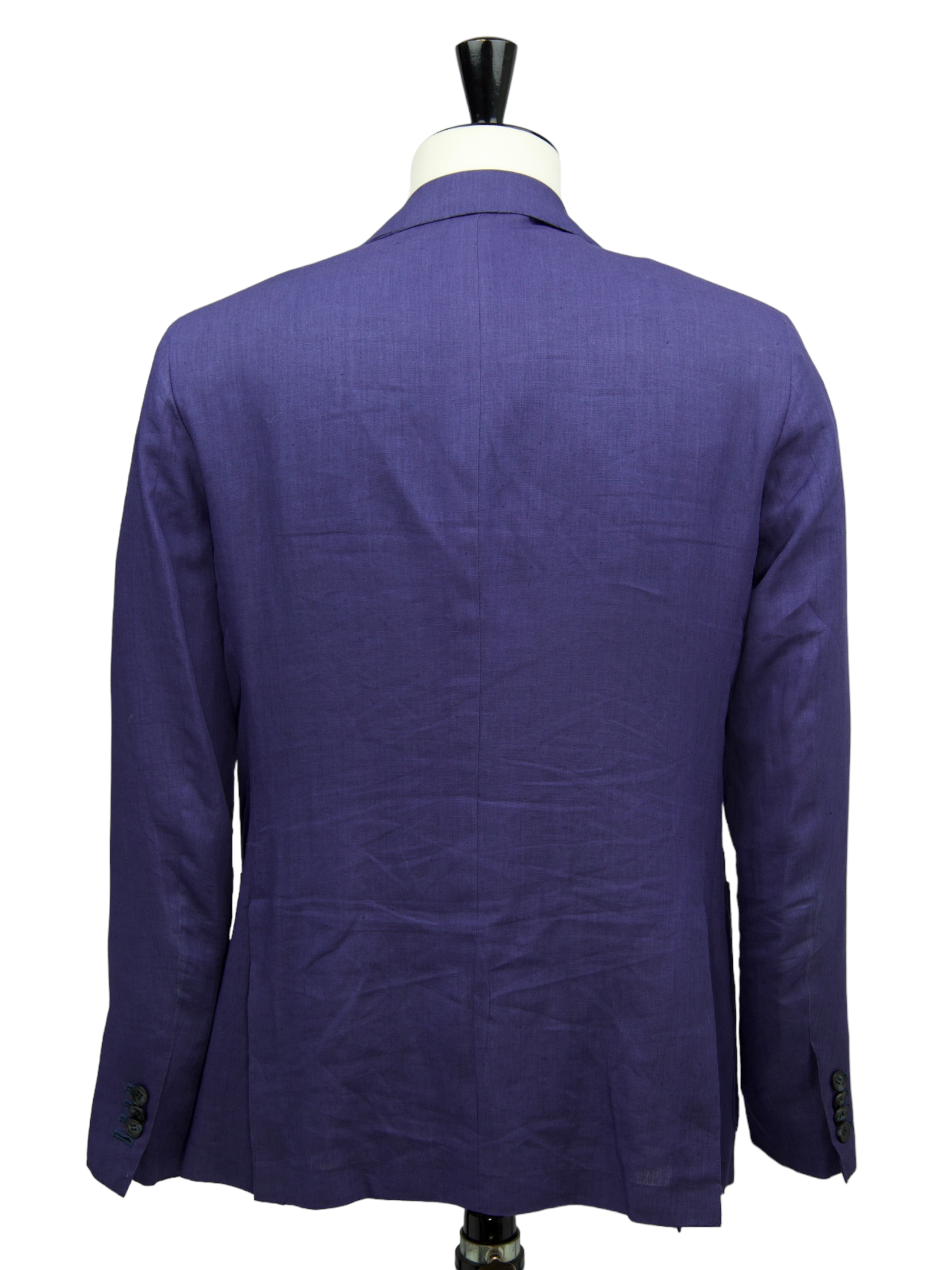 Kiton Indigo Blue Linen Suit
