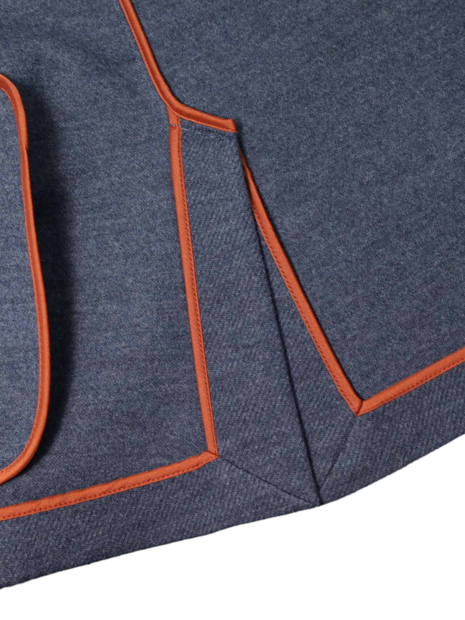 Loro Piana Denim Blue Twill Woollen Jacket