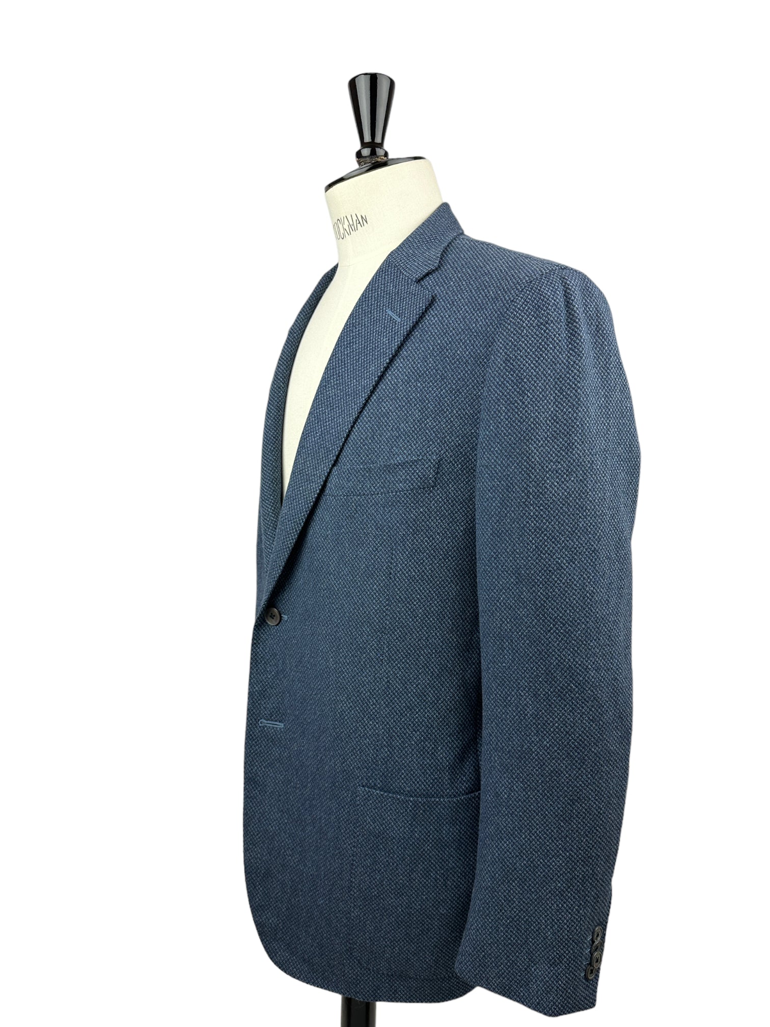 Corneliani blauw jasje van wol en kasjmier