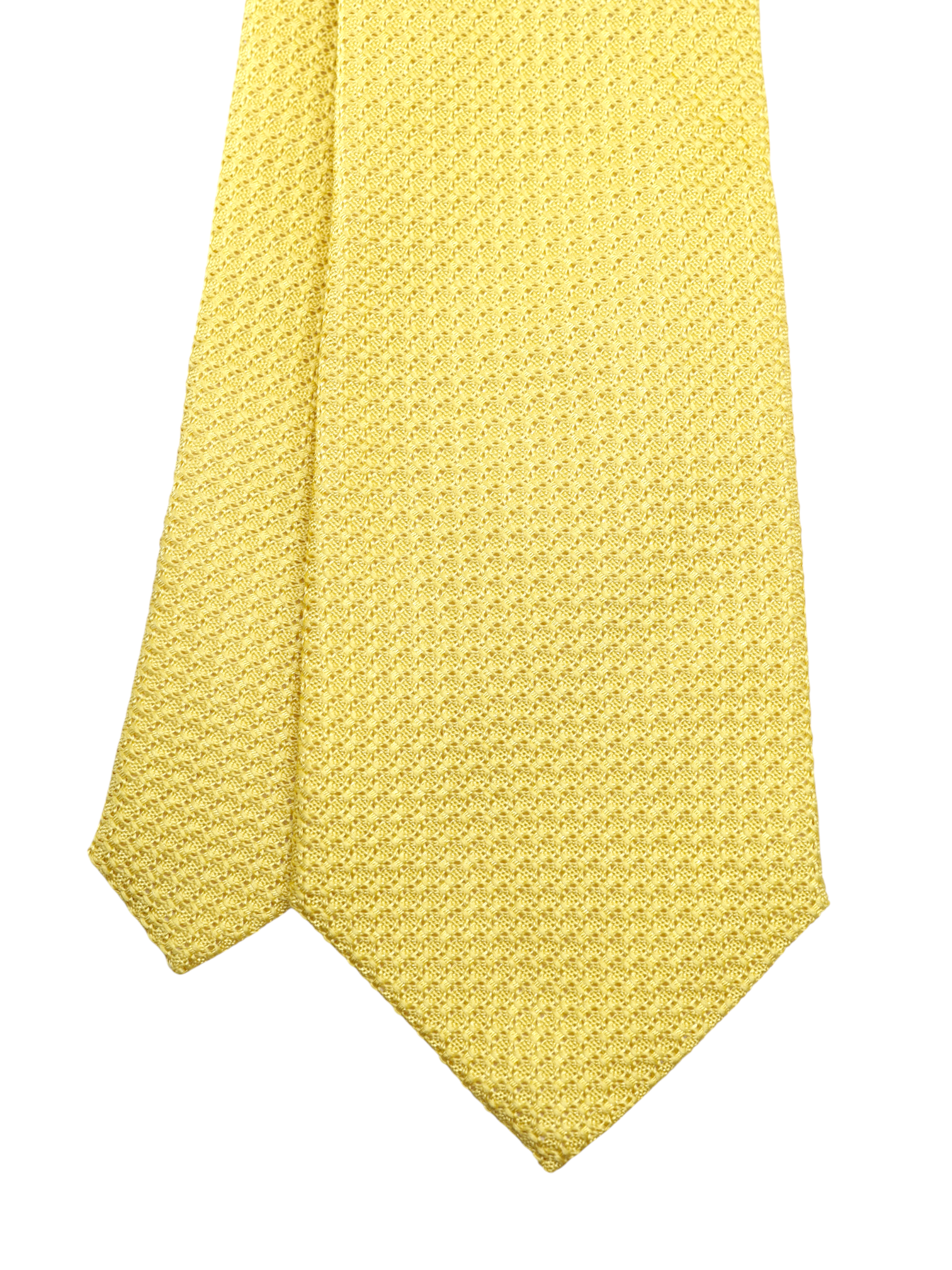 Turnbull & Asser Sunflower Yellow Silk Grenadine Tie