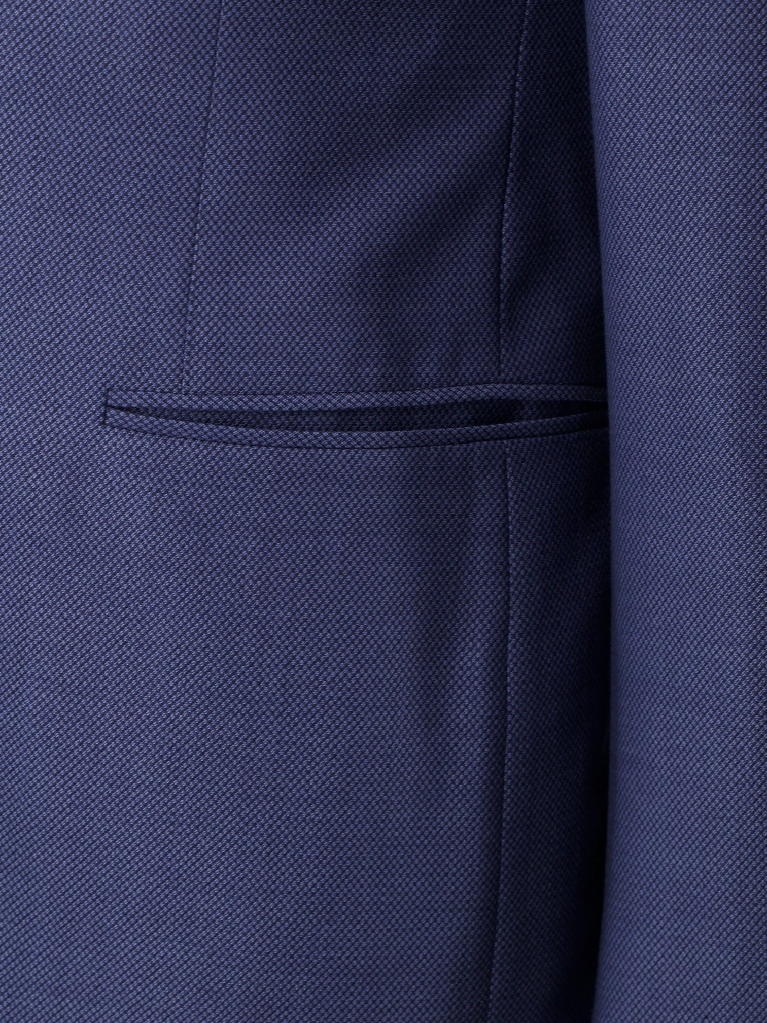 Canali Royal Blue Exclusive Super 160's Wool Birdseye Suit
