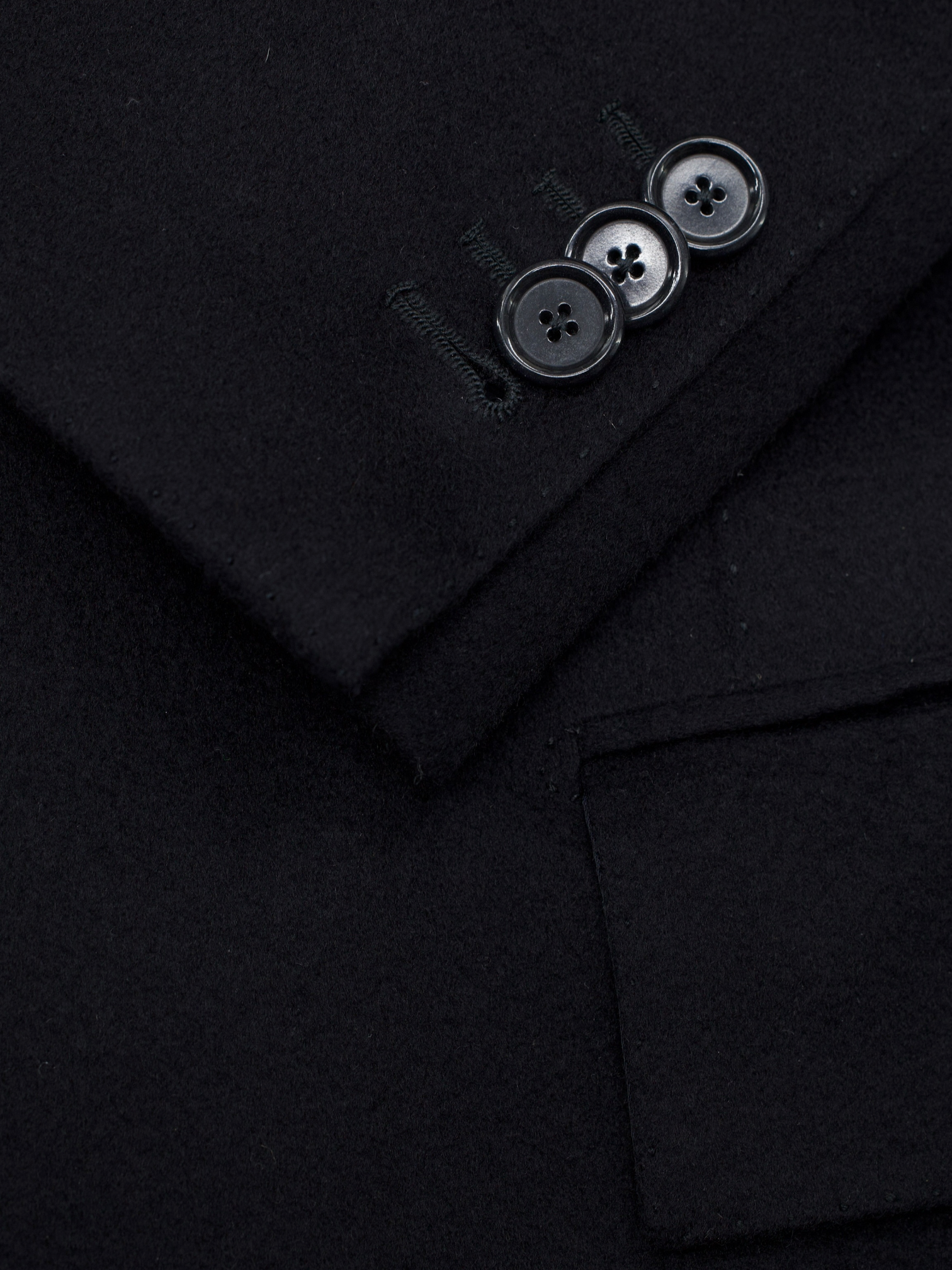 Cesare Attolini Navy Pure Cashmere Timeless Neapolitan Overcoat