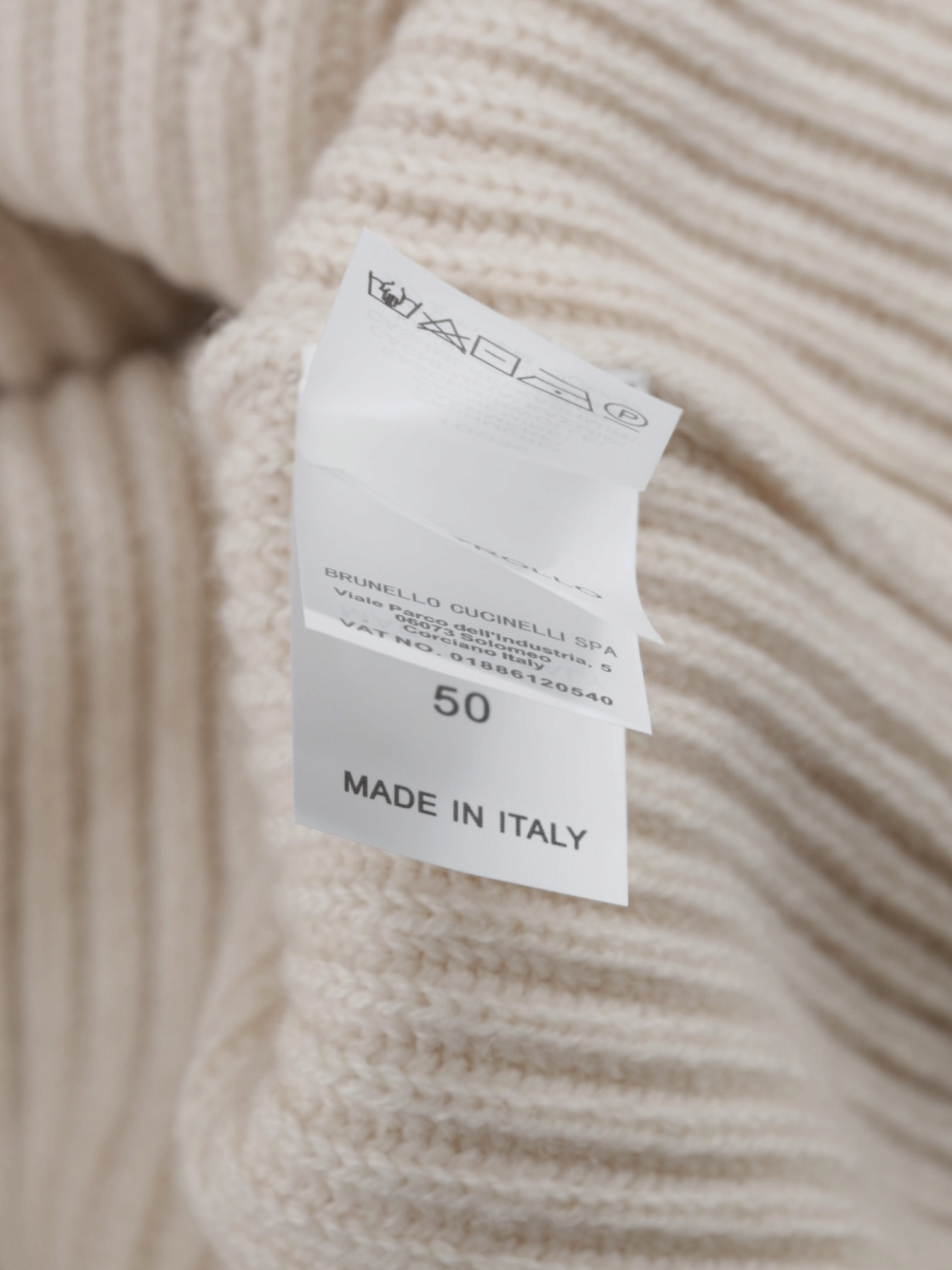 Brunello Cucinelli Crème Pure-Cashmere Shawl-Lapel Cardigan