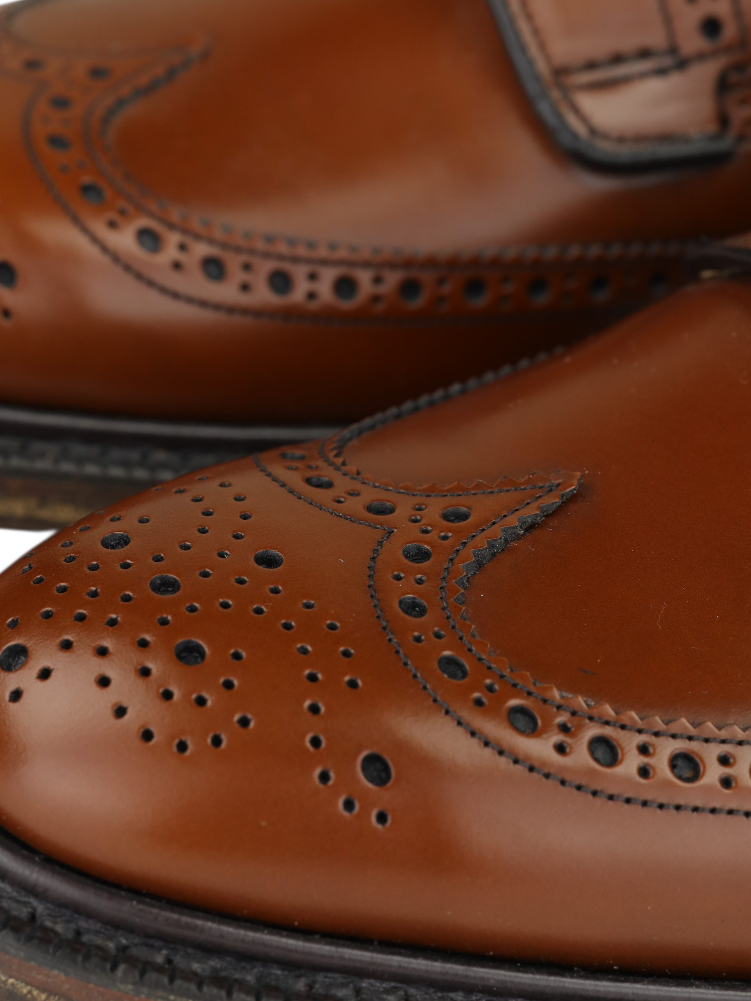 Church's Cognac Brown Grafton Brogue Derby Lace-ups