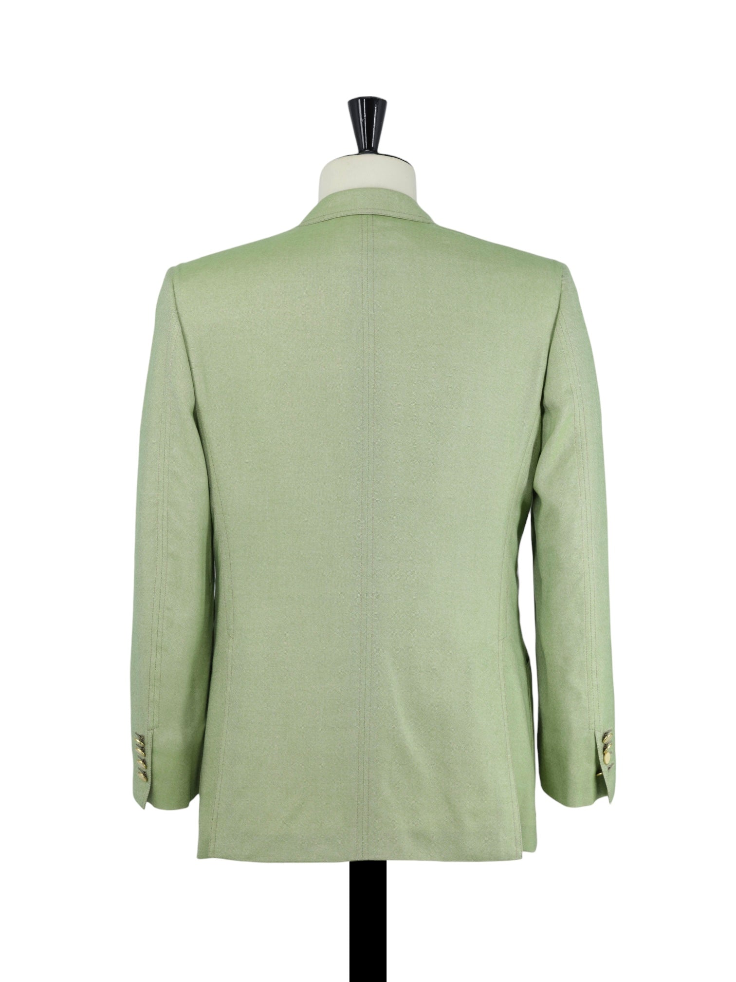 Brioni Light Green Vintage Cashmere & Silk 1990's Leisure Jacket