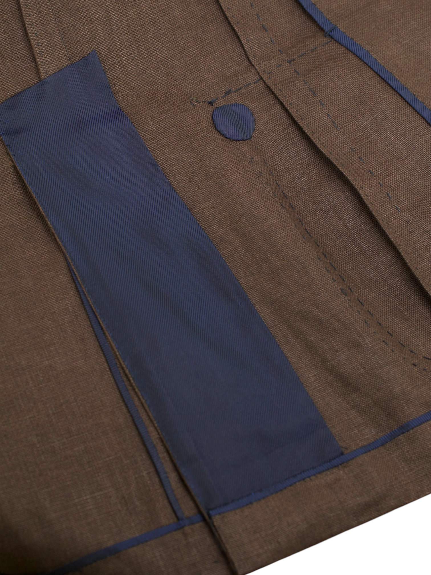 Cesare Attolini Dark Brown Pure-Linen Sartorial Sahariana-Jacket