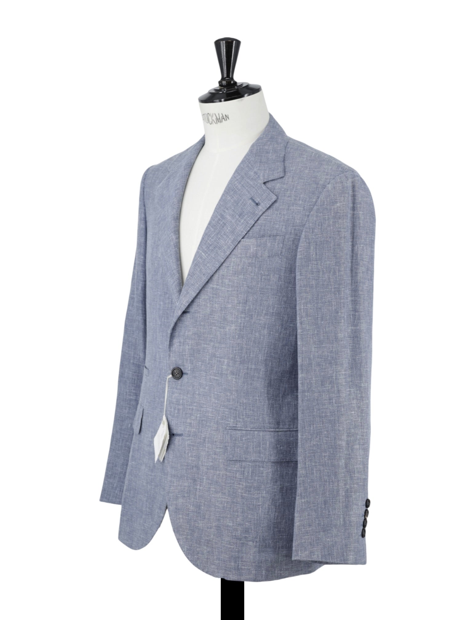 Brunello Cucinelli Steel Blue Linen, Wool & Silk Melange Suit