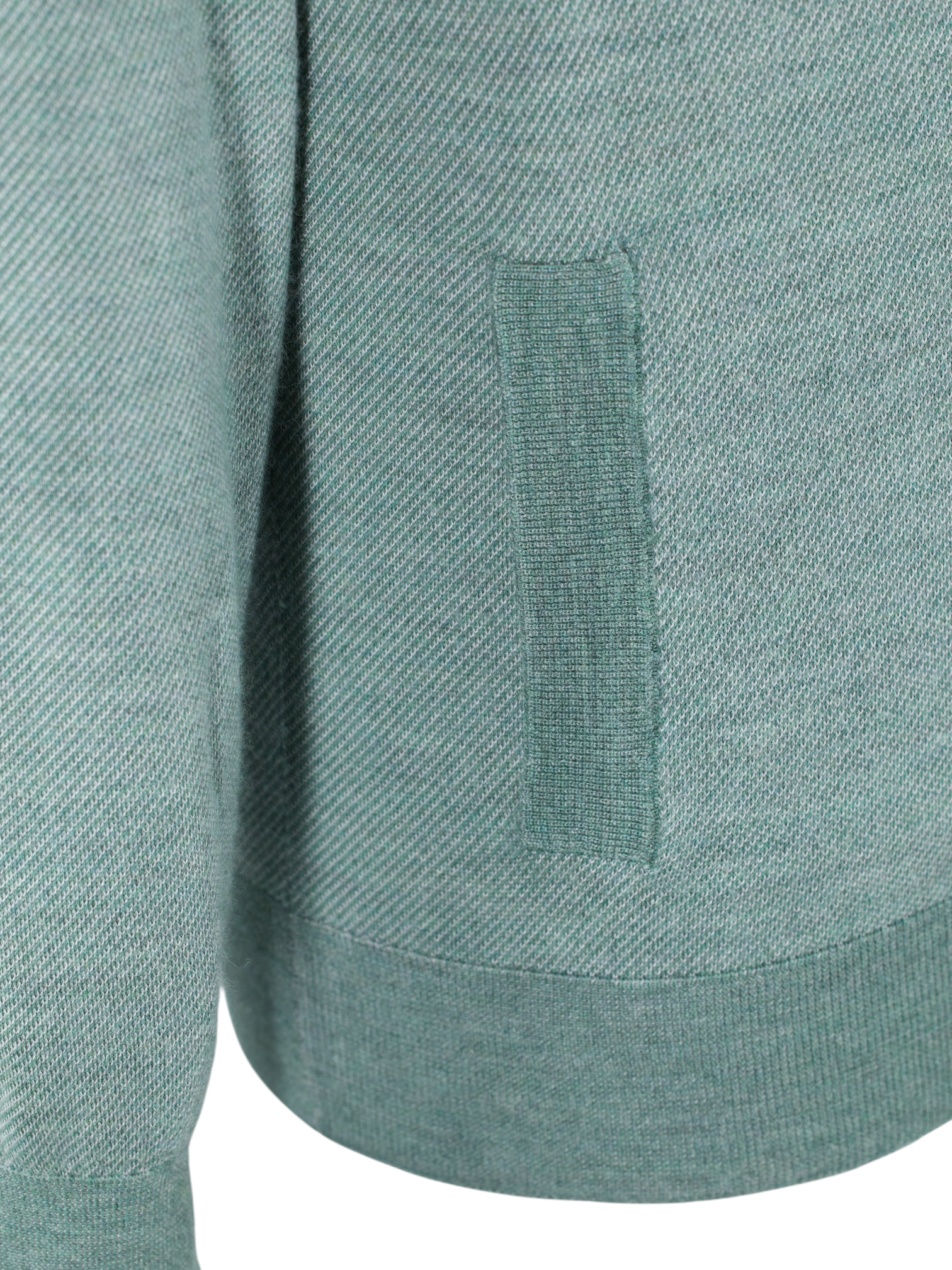 Cesare Attolini Sage Green Cashmere & Silk Cardigan
