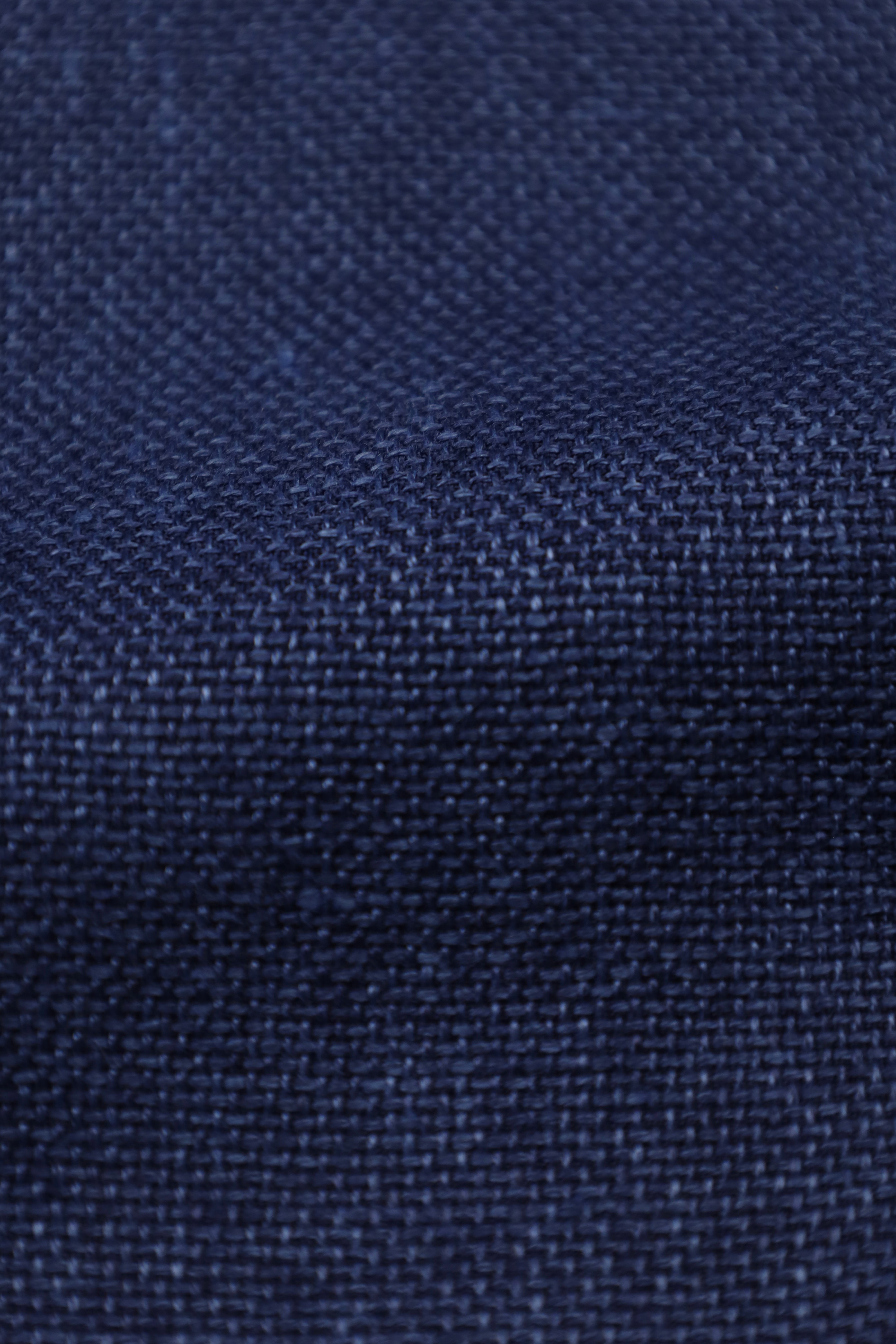 Tom Ford Cobalt Blue Linen, Wool & Mulberry Silk Wetherby Jacket