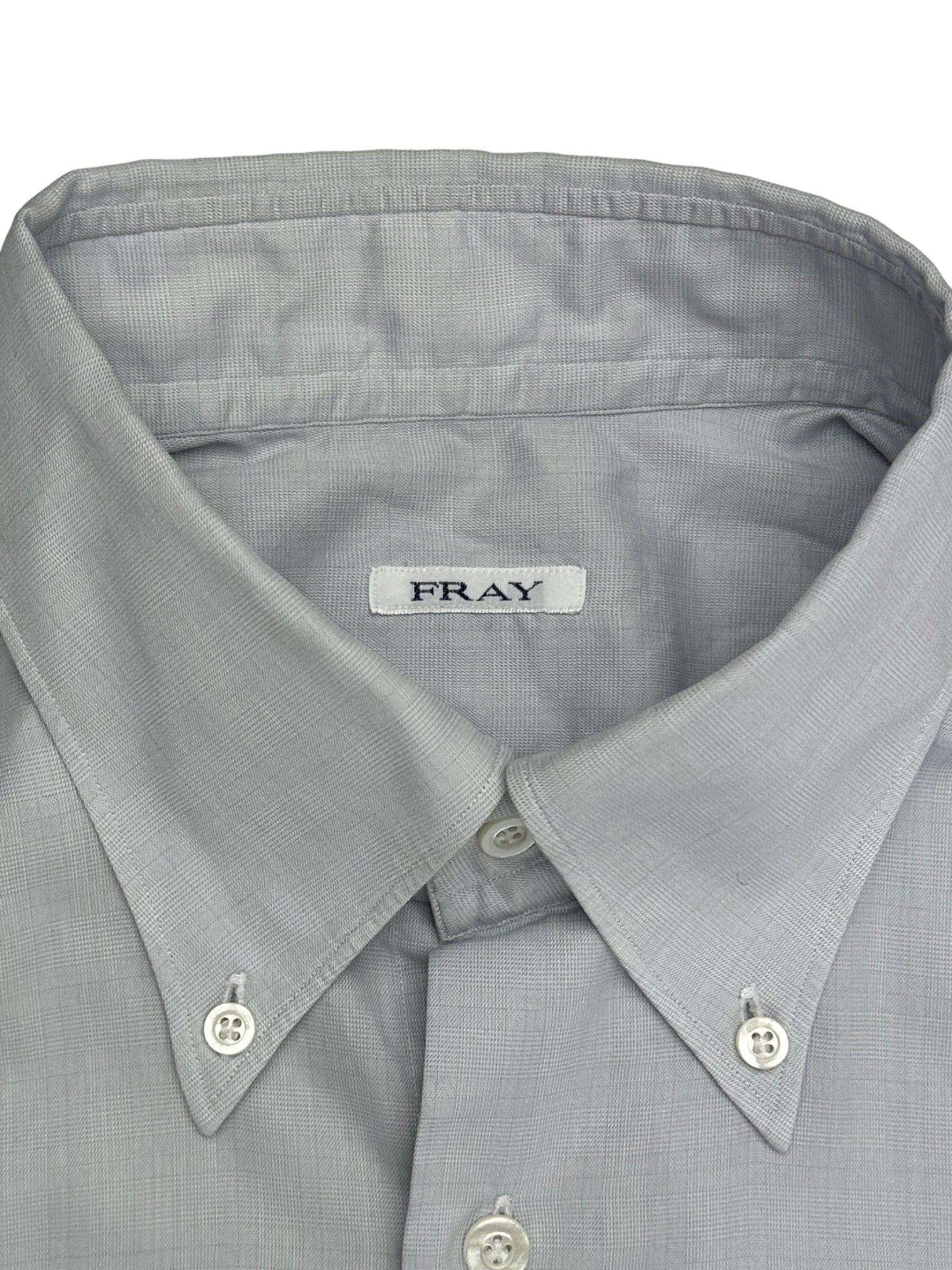 Fray Light Grey Button Down Shirt