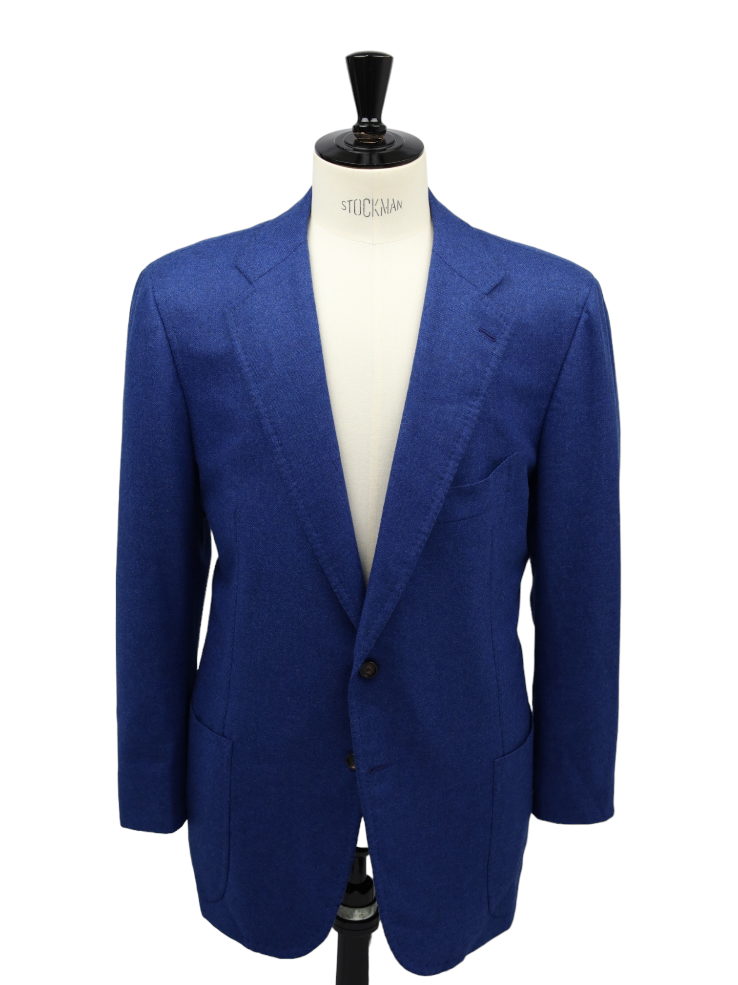 Cesare Attolini Royal Blue Wool & Cashmere Twill Jacket
