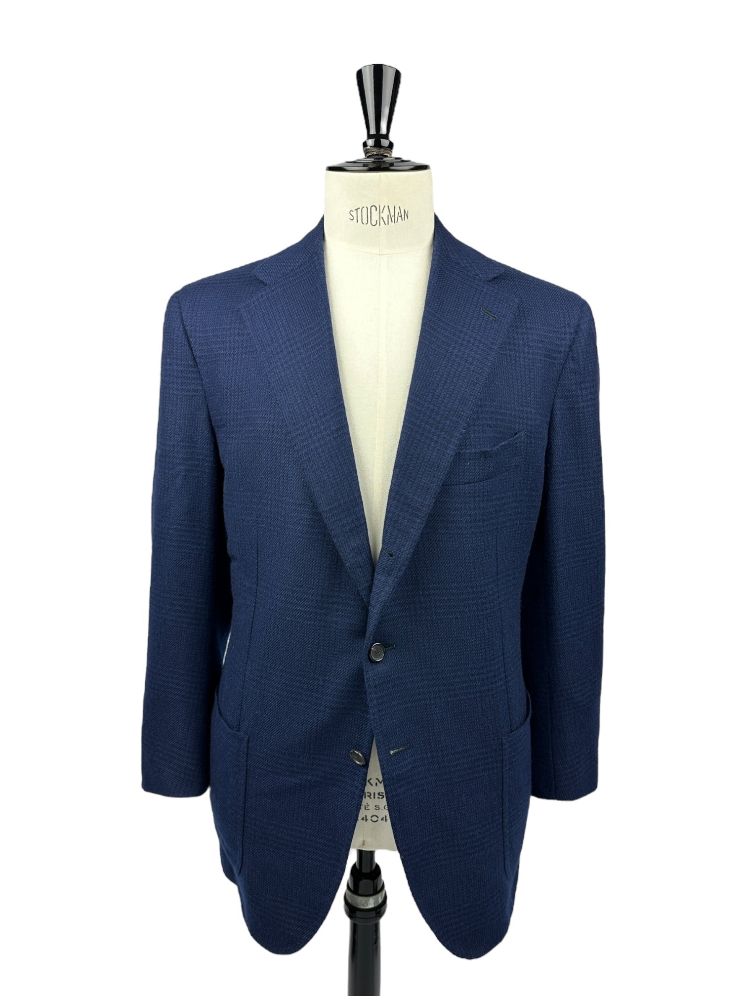 Cesare Attolini Blue Cashmere POW Jacket