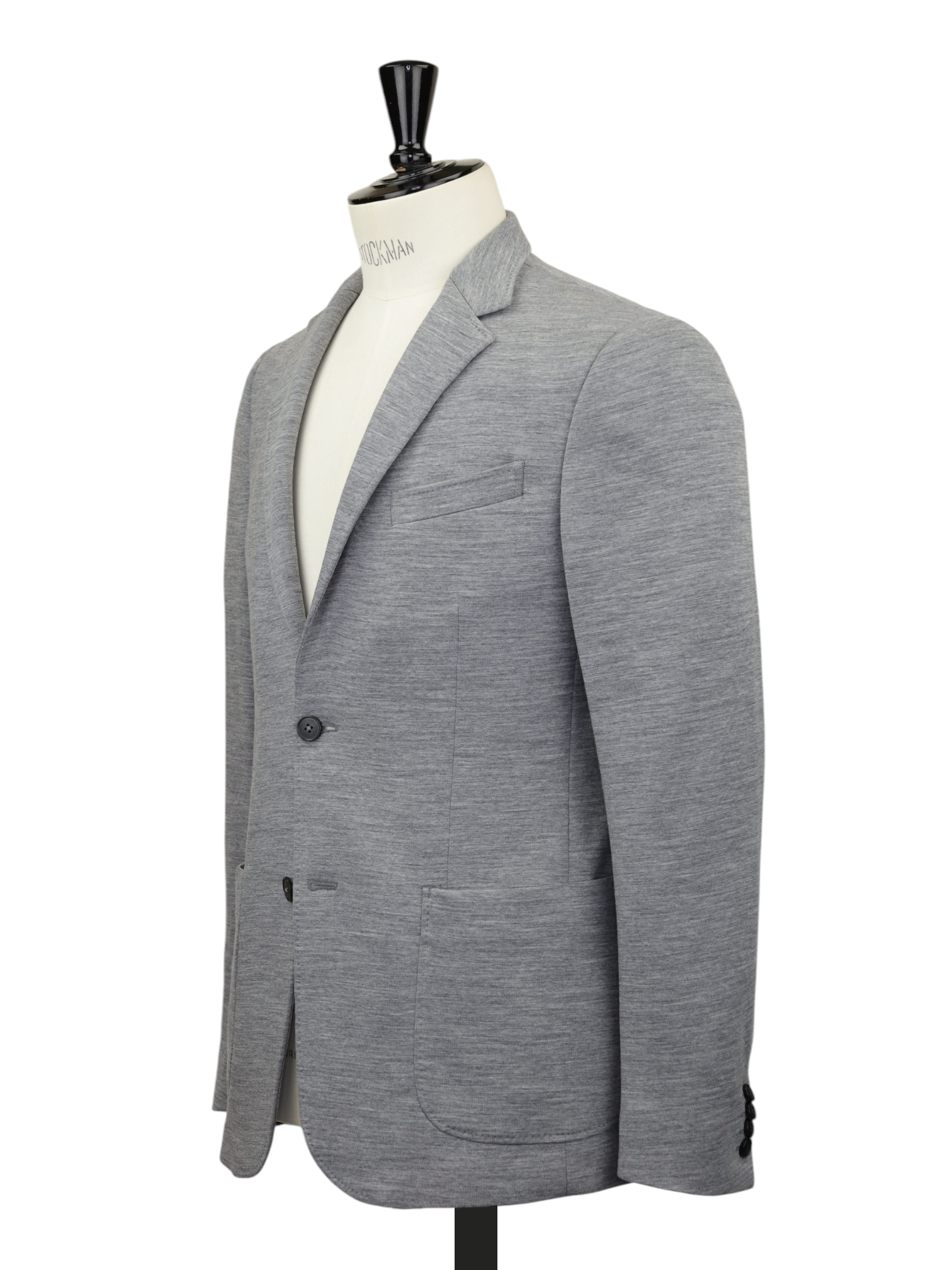 Z-Zegna Grey Tech-Merino Washable Wool Suit