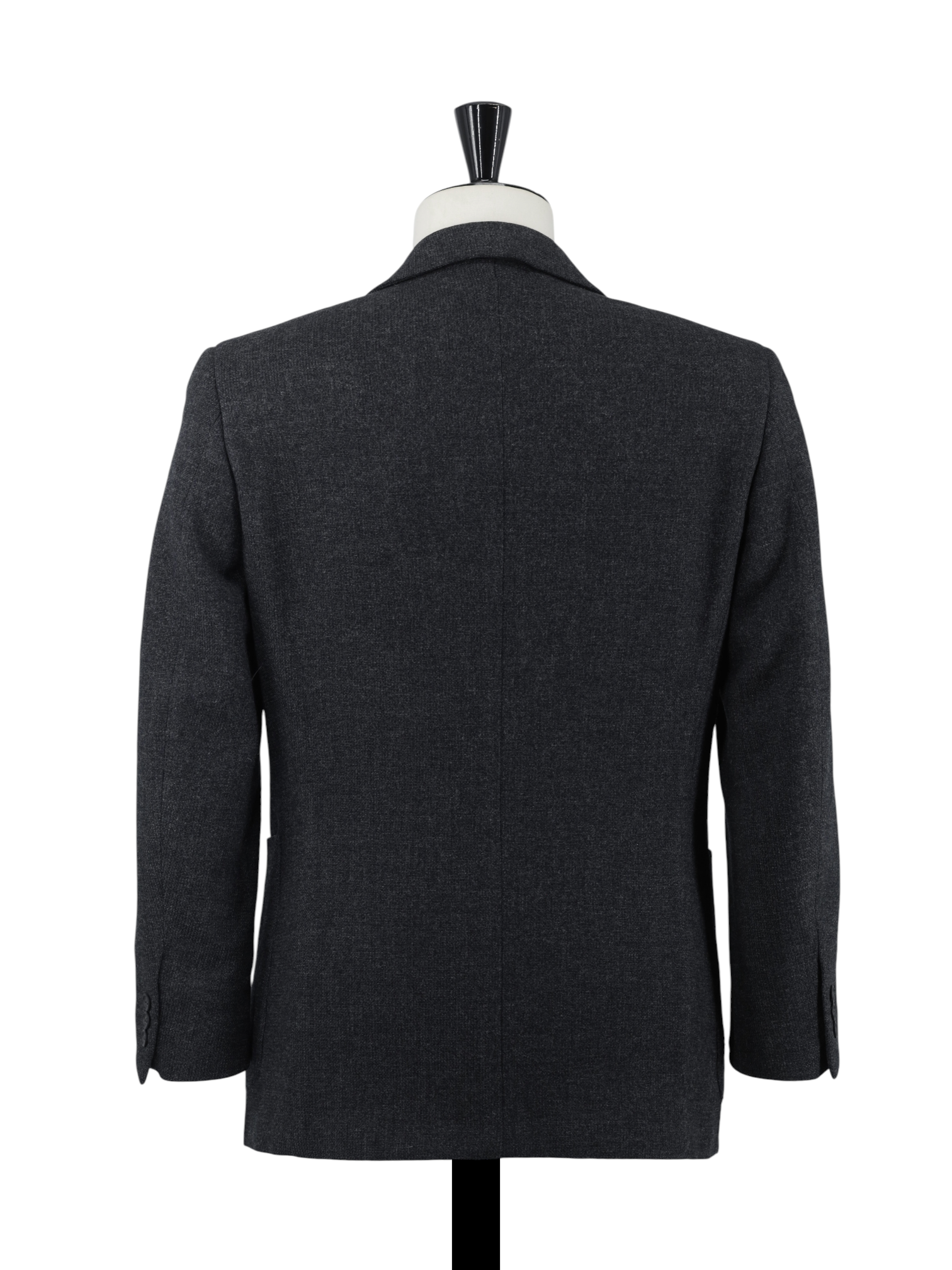 Ermenegildo Zegna Dark Grey Knitted Wool & Cashmere "Soft" Jacket