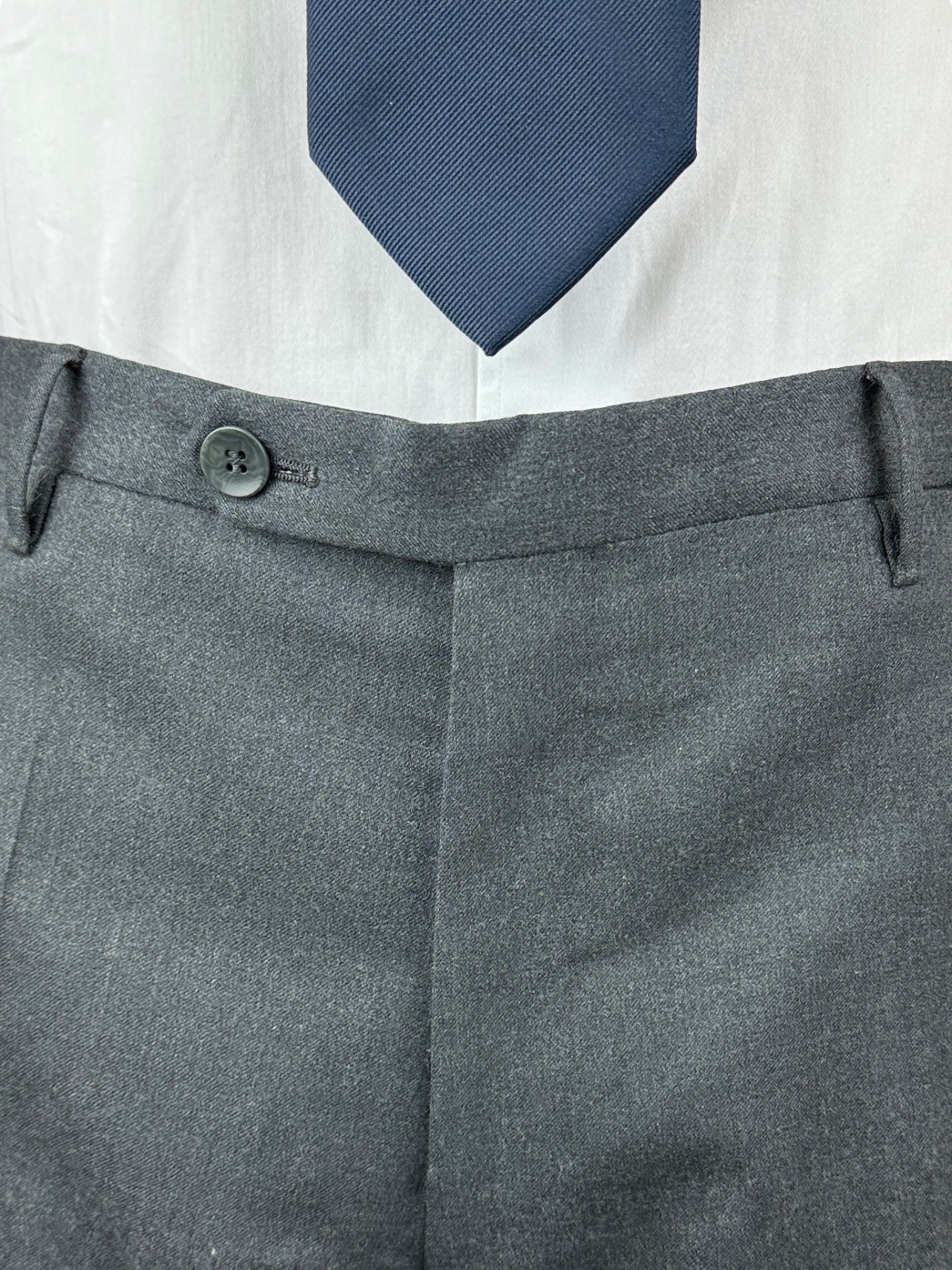 Rota Dark Grey Flannel Trousers