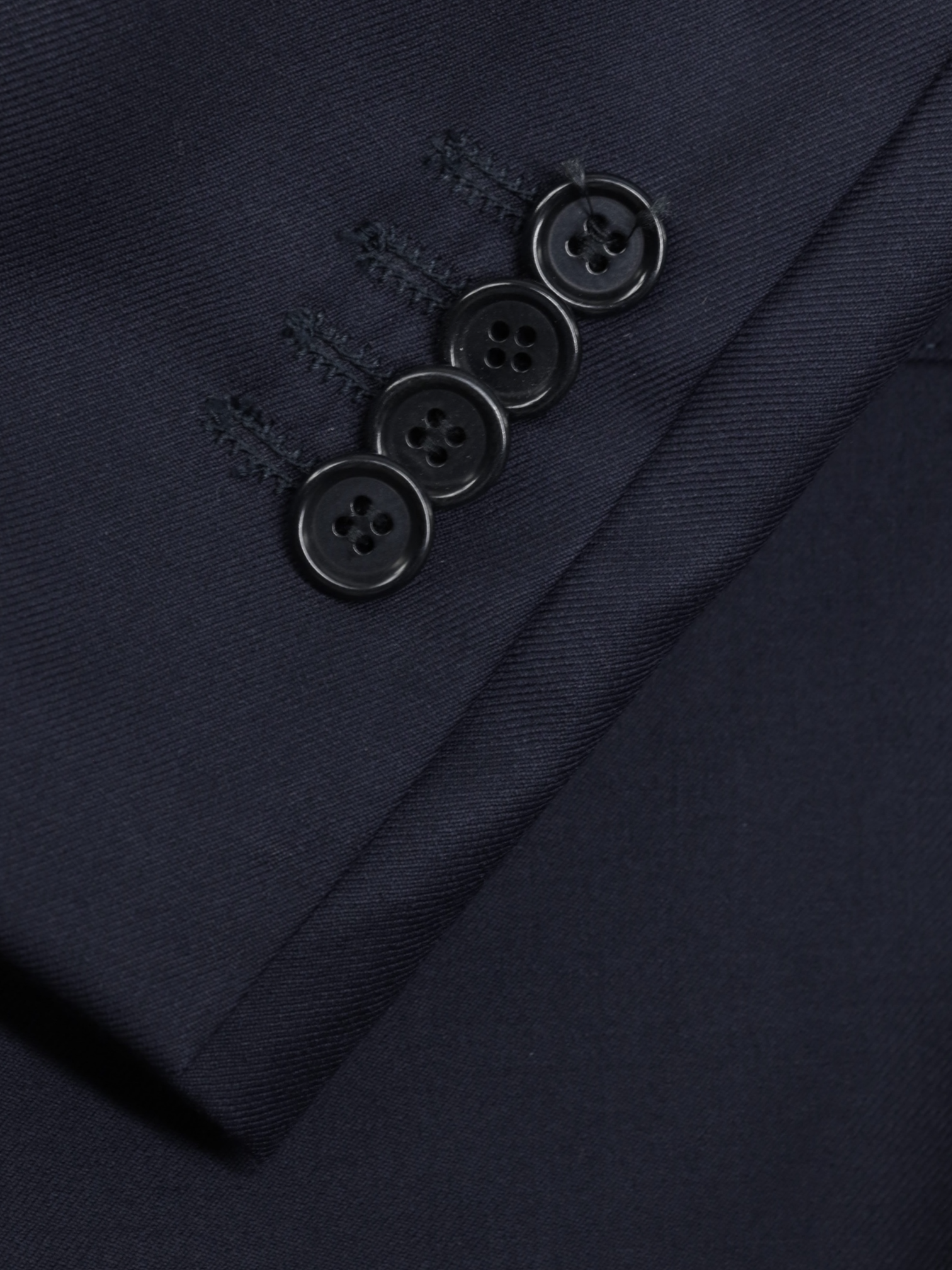 E. Formicola Navy Fine-Wool Classic Twill Suit