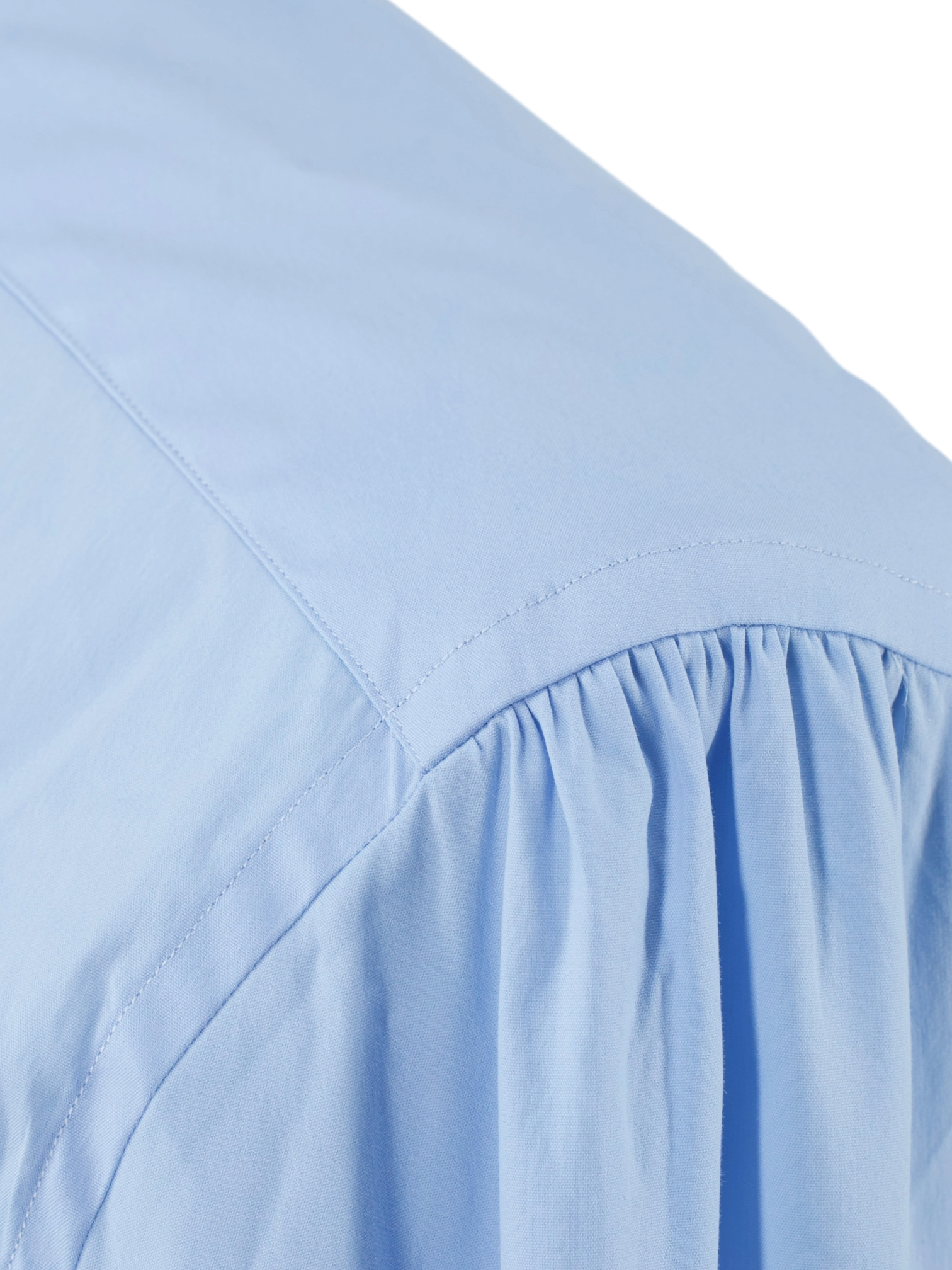 Fray Light Blue Wool-Stretch French-Cuff Button-Down Shirt