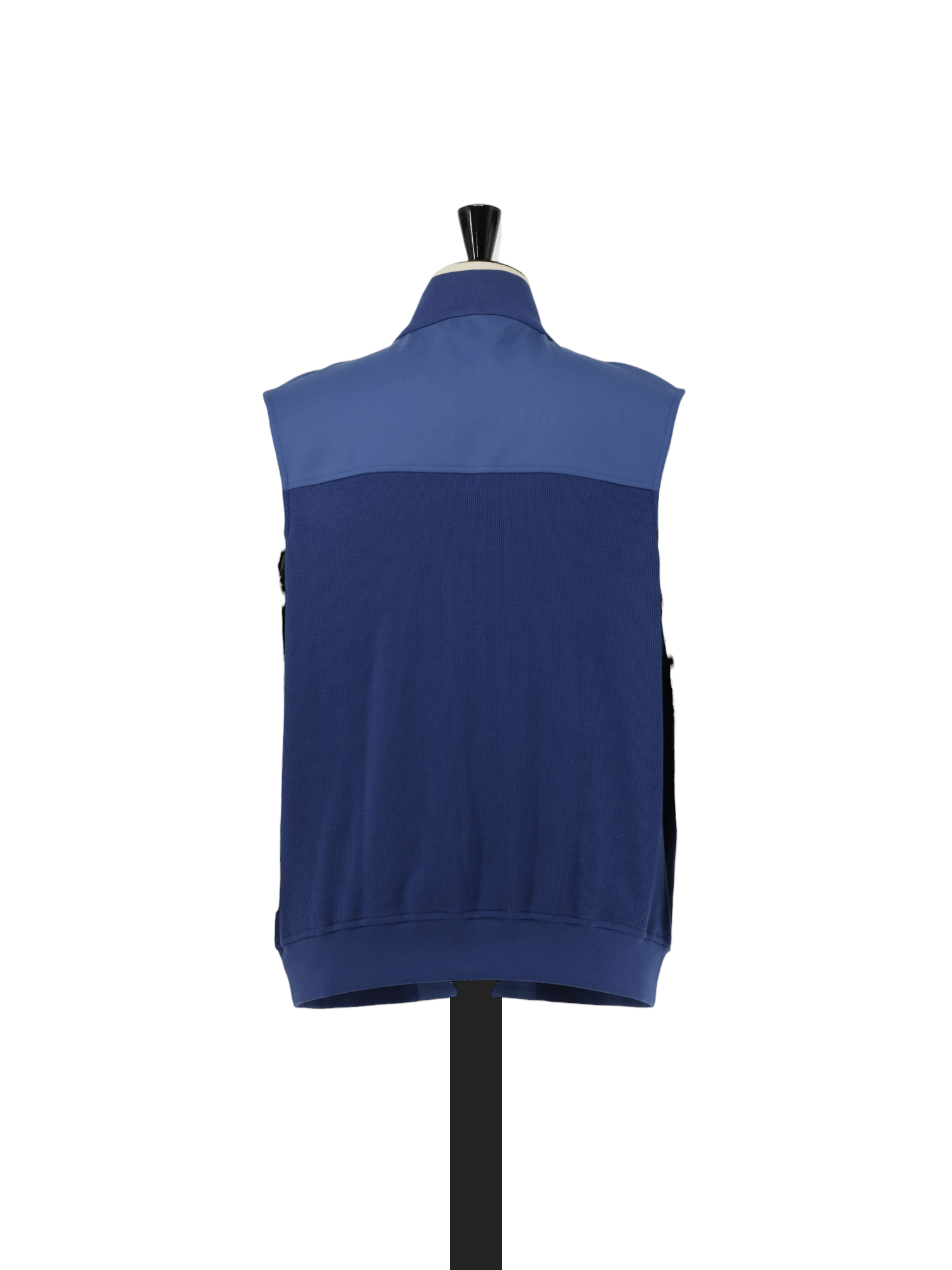 Loro Piana Cobalt Blue Wool-Stretch Knitted Vest