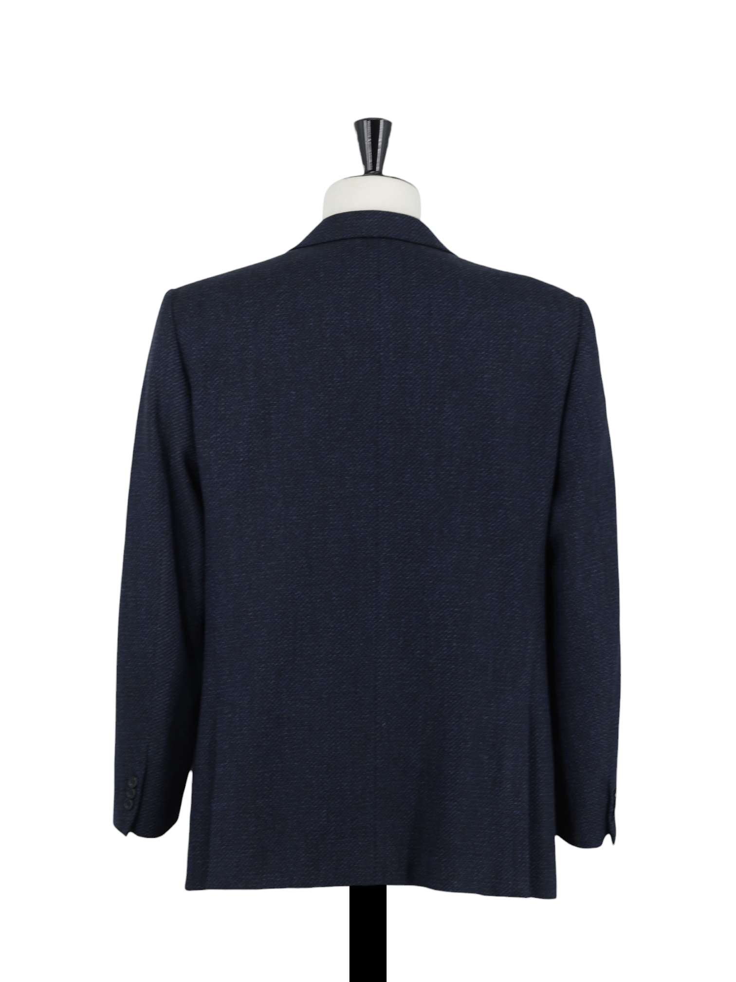 Brioni Dark Blue Wool & Cashmere Micro-Pattern Palatino Jacket