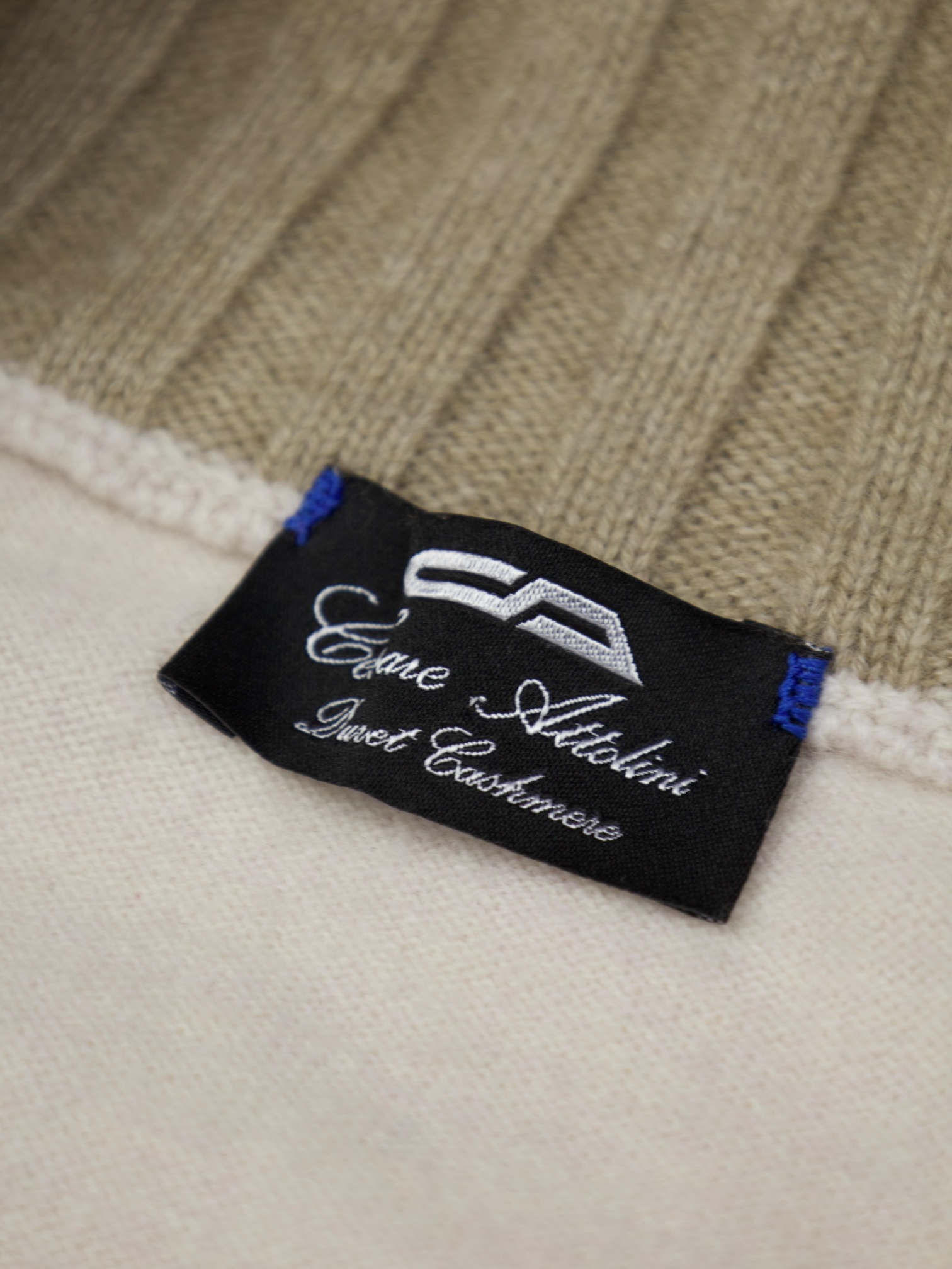 Cesare Attolini Greige Pure Duvet Cashmere Button-Up Cardigan