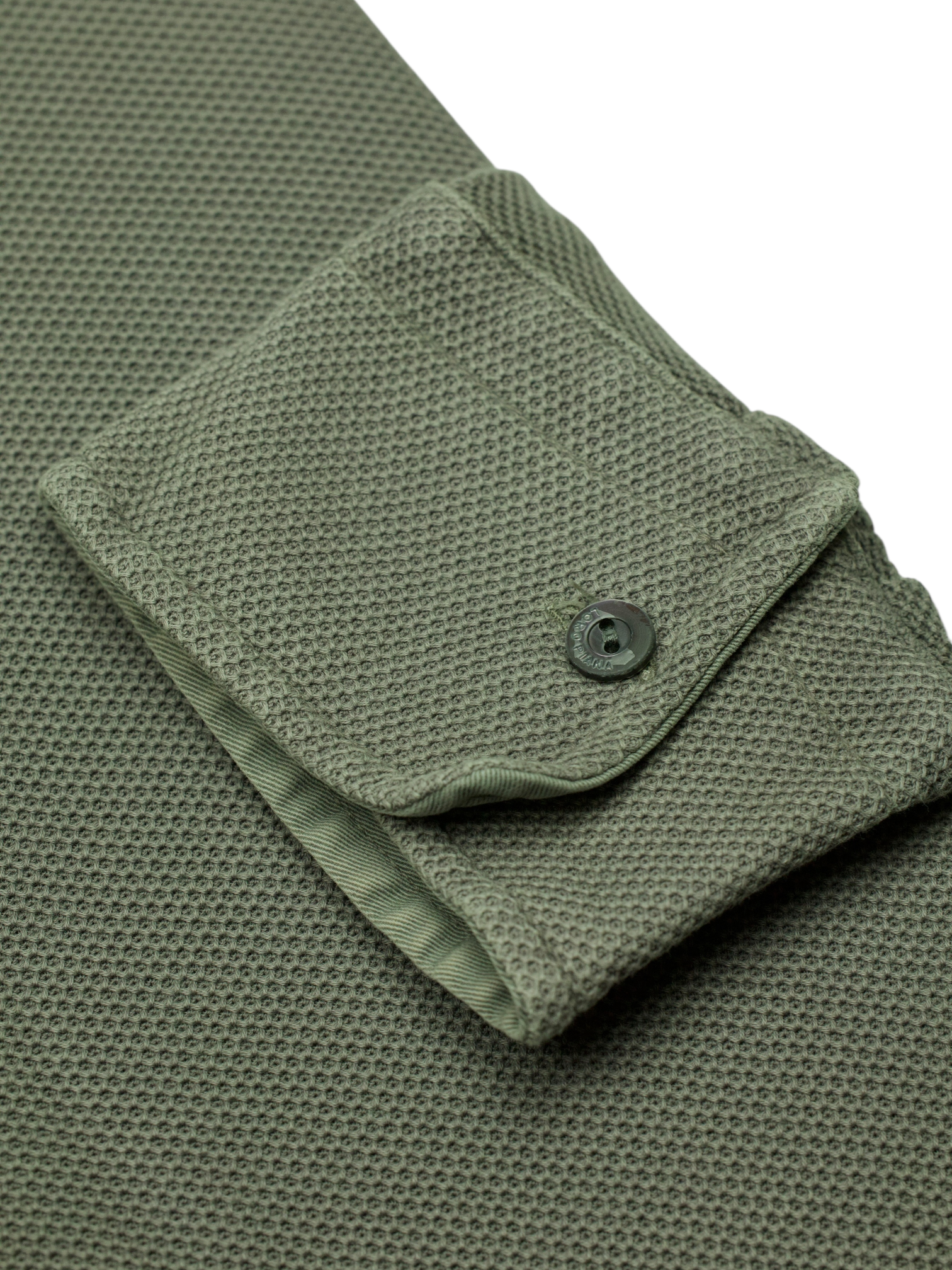 Loro Piana Grey Cotton Piqué Long-Sleeve Polo Shirt