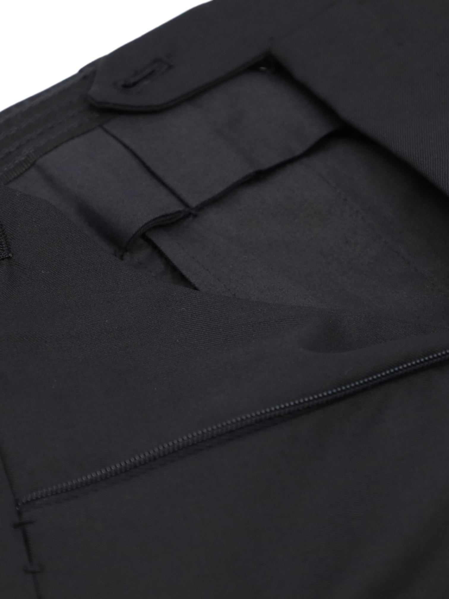 Kiton Black Classic Tuxedo Trousers