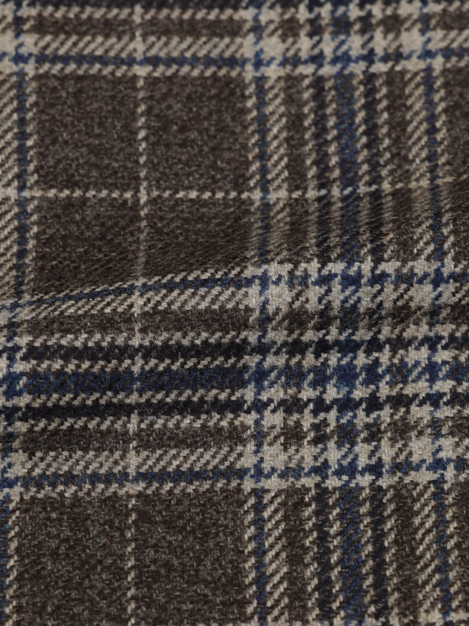 Cesare Attolini Brown & Petrol Pure Cashmere Tartan-Check Jacket