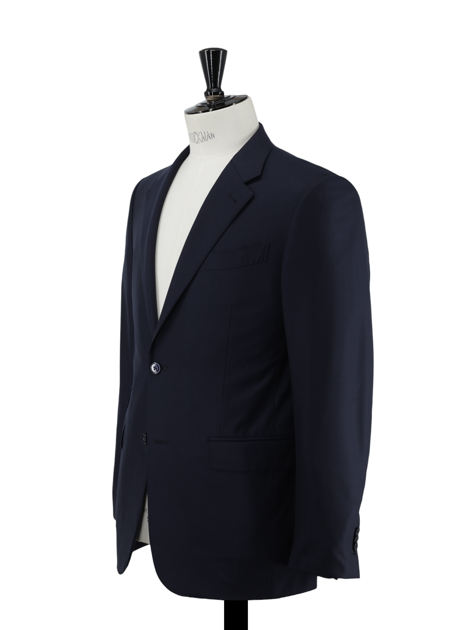 Ermenegildo Zegna Navy 12milmil12 Micro-Herringbone Suit