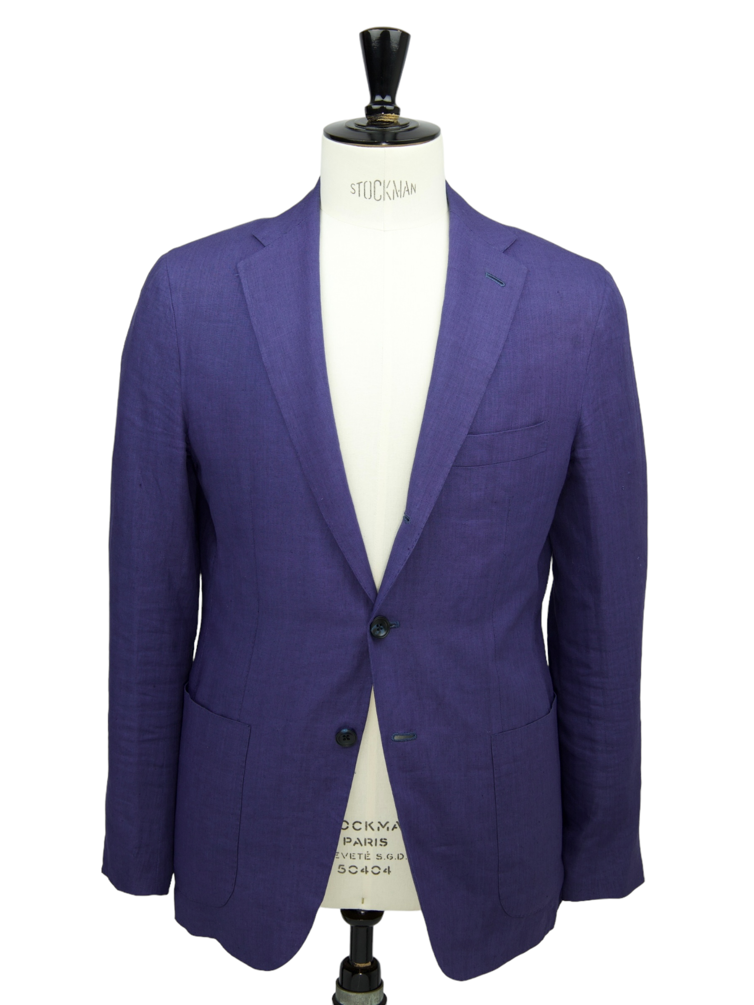 Kiton Indigo Blue Linen Suit