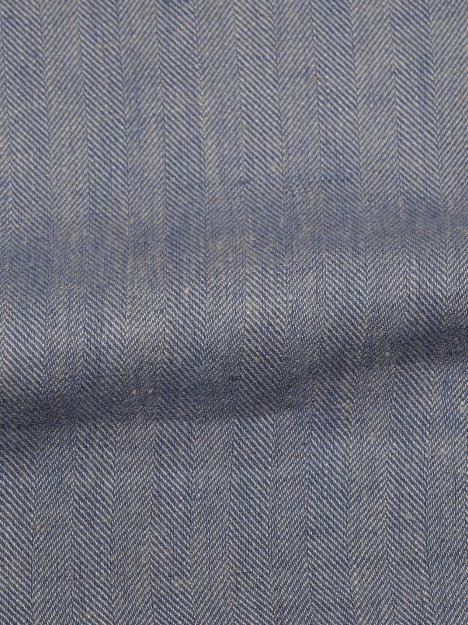 Orazio Luciano Blue & Brown Linen Herringbone Sartorial Jacket