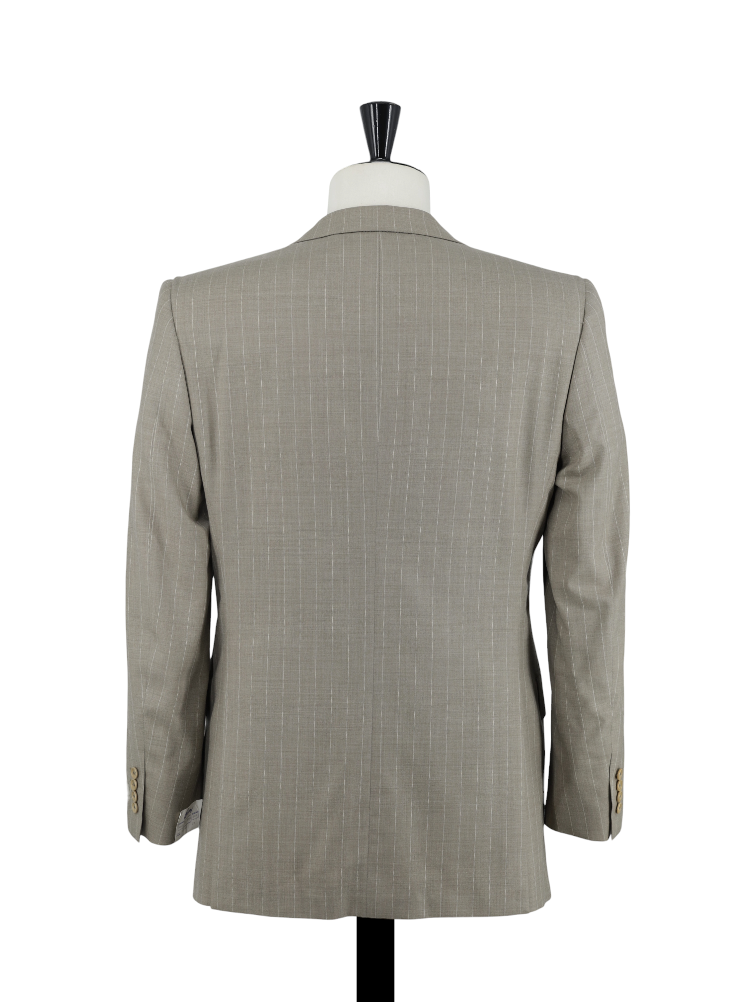 Brioni Taupe Fine-Wool Roman-Style Pinstripe Suit