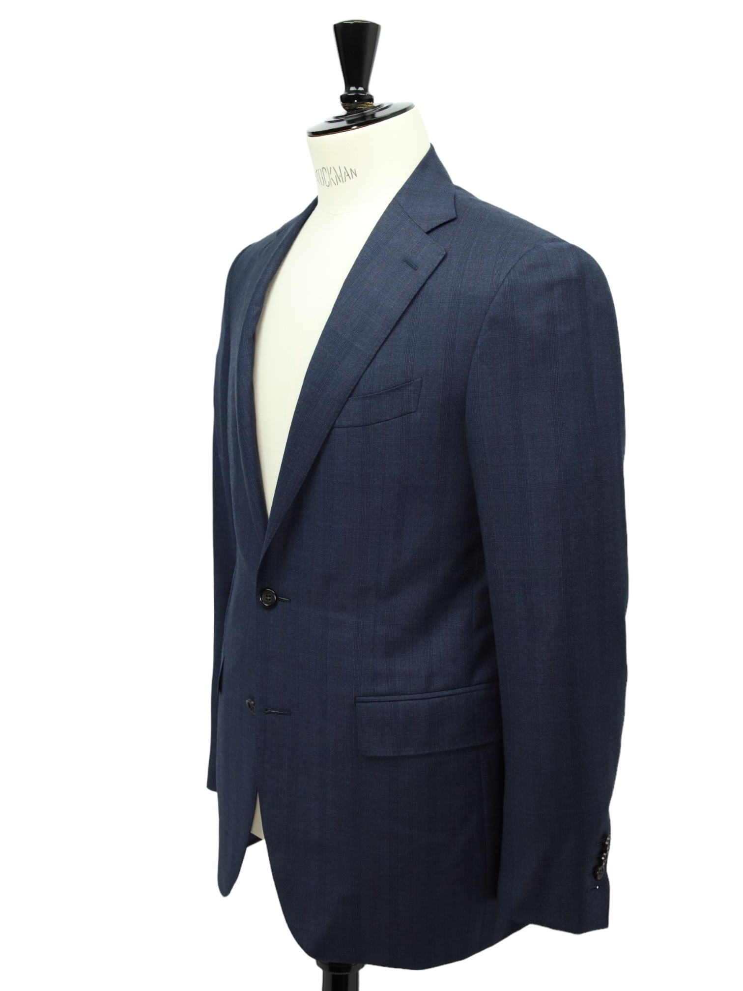 Canali Blue Glenplaid Suit