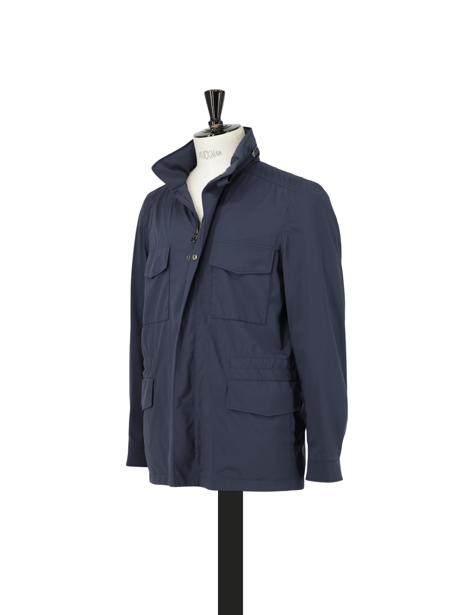 Loro Piana Navy Green Storm System Windmate Traveller Field Jacket