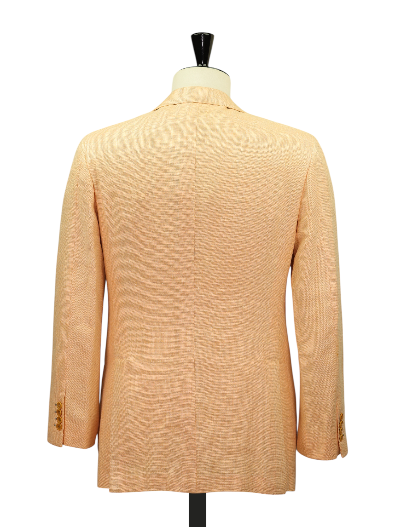 Kiton Peach Linen, Cashmere & Silk Hopsack Summer Jacket