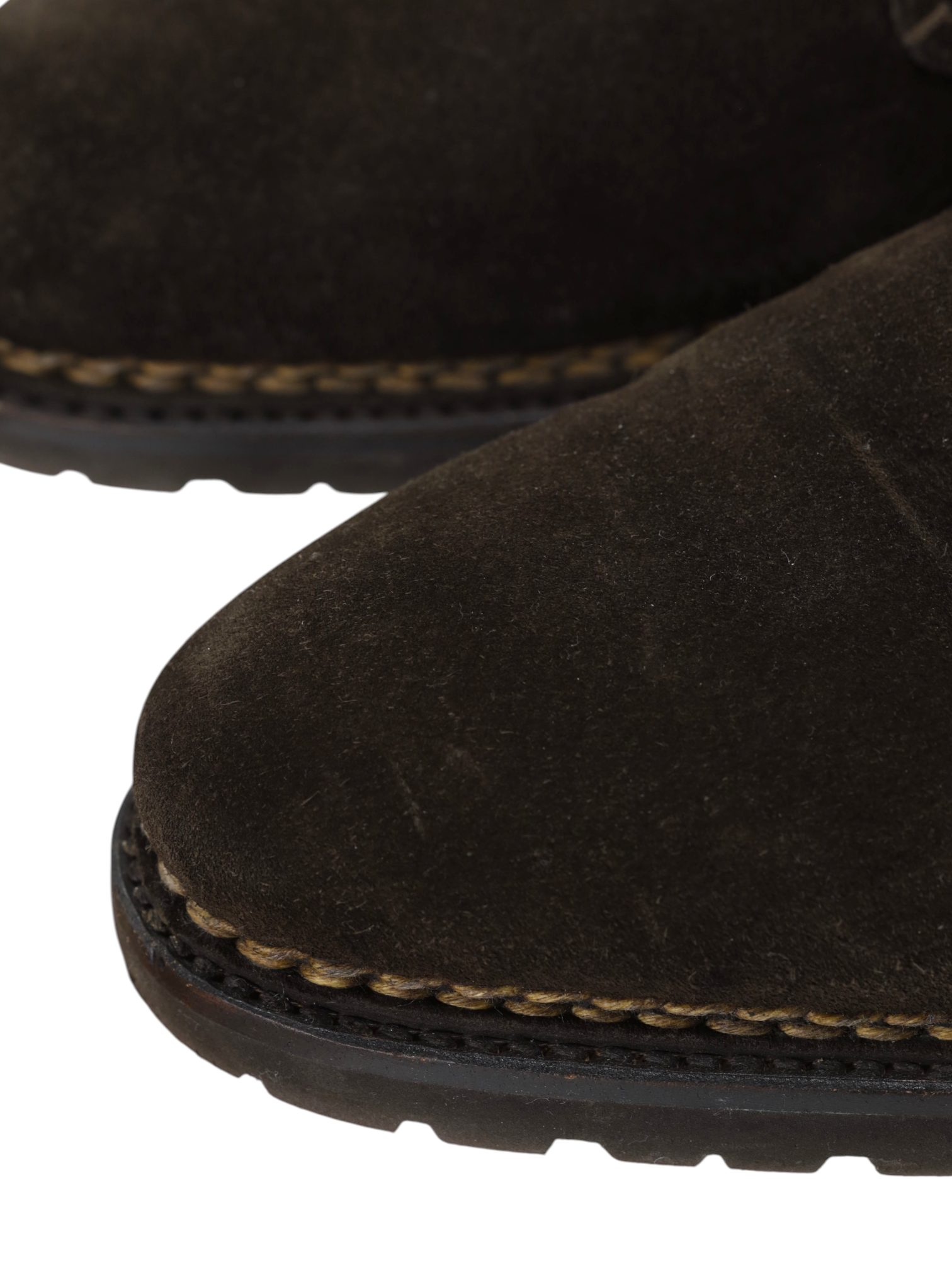 Bontoni Dark Brown Suede Norvegese Desert Boots